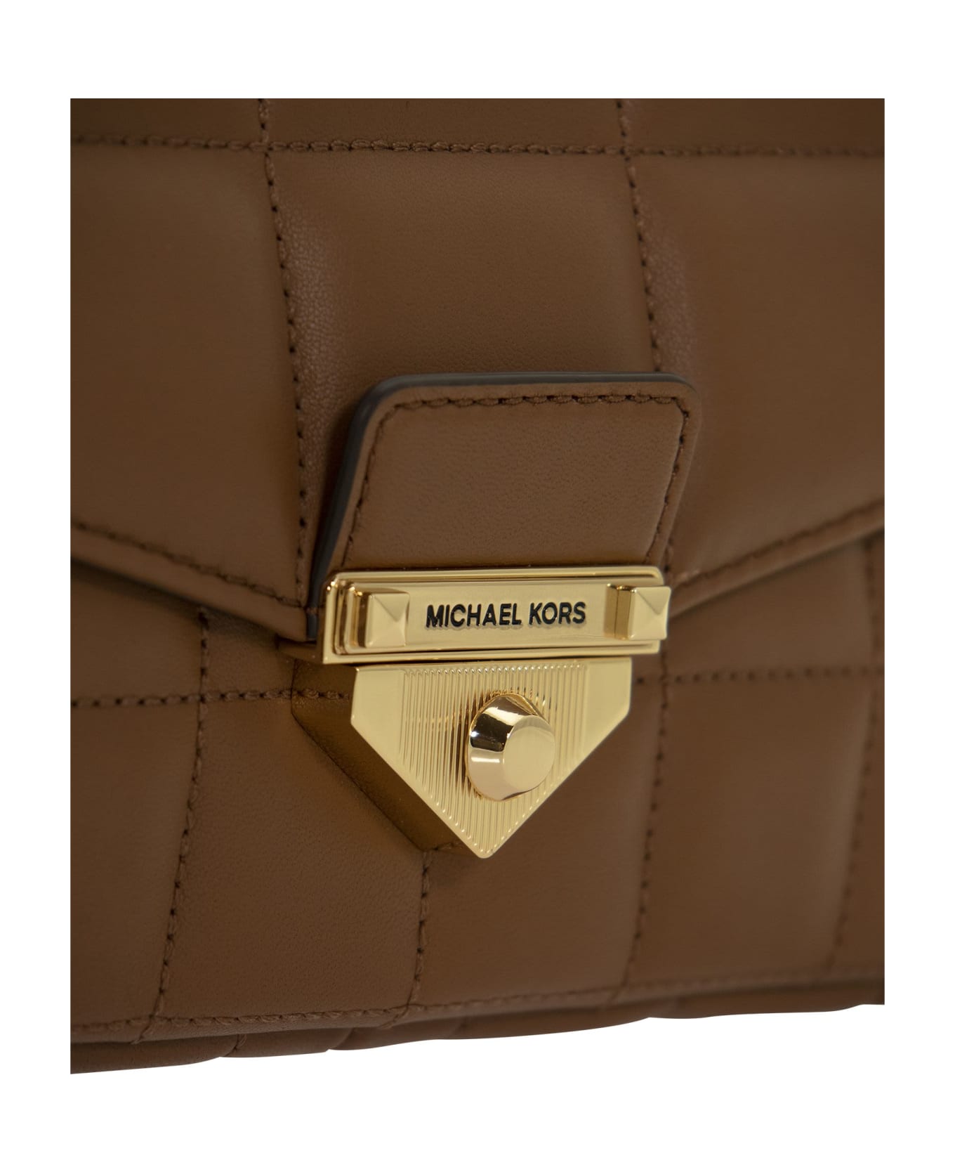 Michael Kors Soho - Quilted Leather Shoulder Bag - Brown