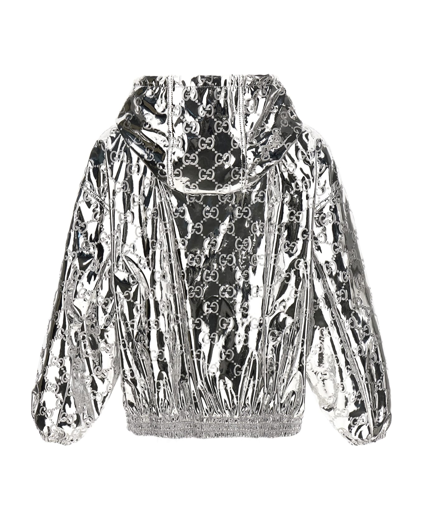 Gucci 
gg
 Hooded Jacket - Silver