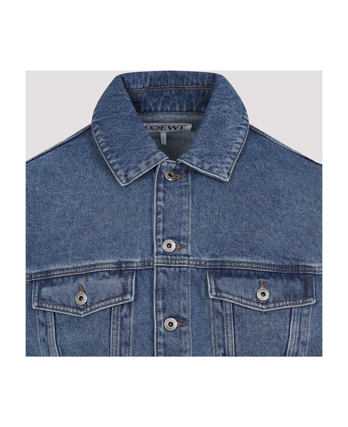 Loewe Anagram Jacket - Jeans Blue
