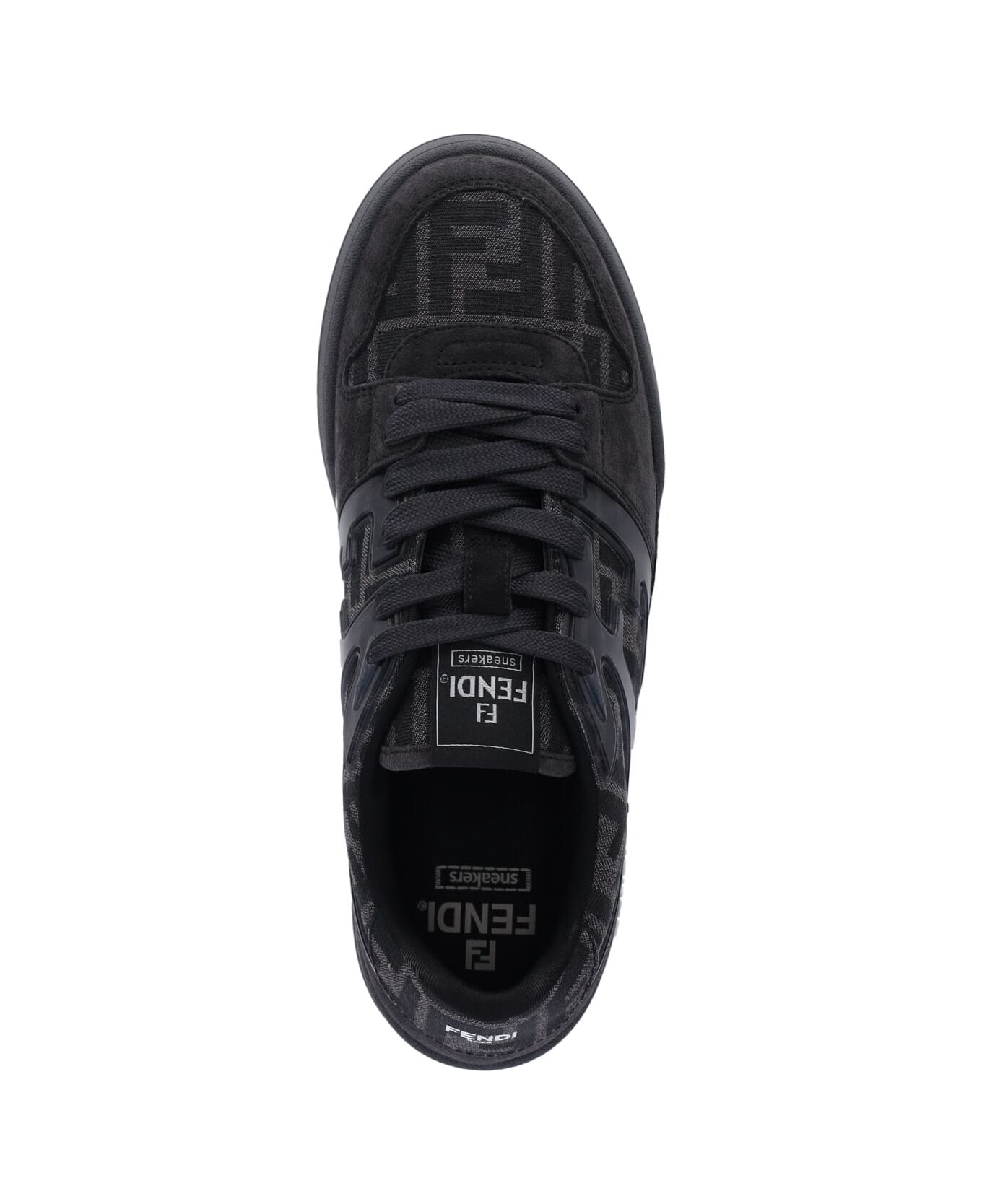 Fendi "match" Low-top Sneakers - Black  