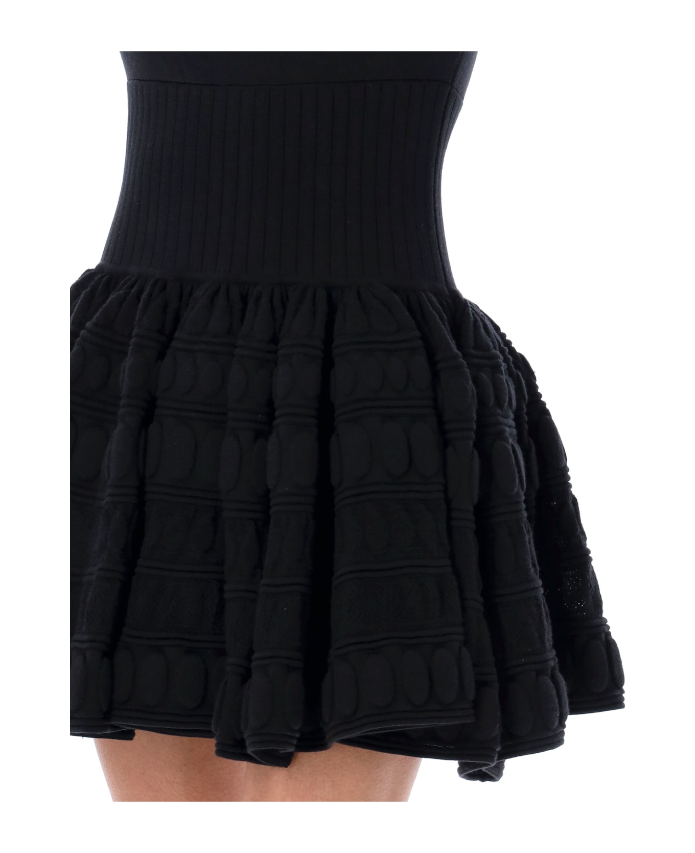 Alaia Crinoline Mini Dress - BLACK ワンピース＆ドレス