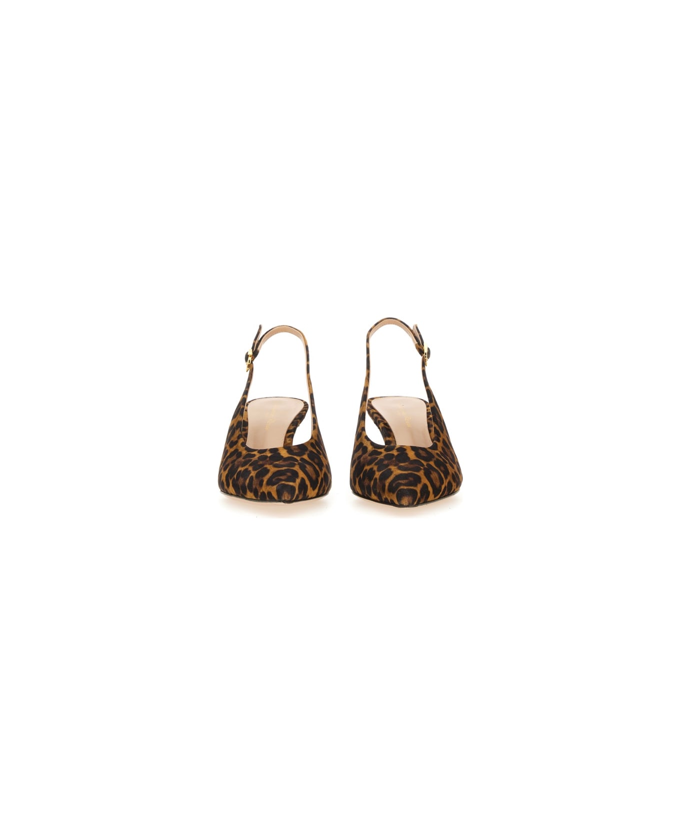 Gianvito Rossi Slingback "robbie" - ANIMALIER