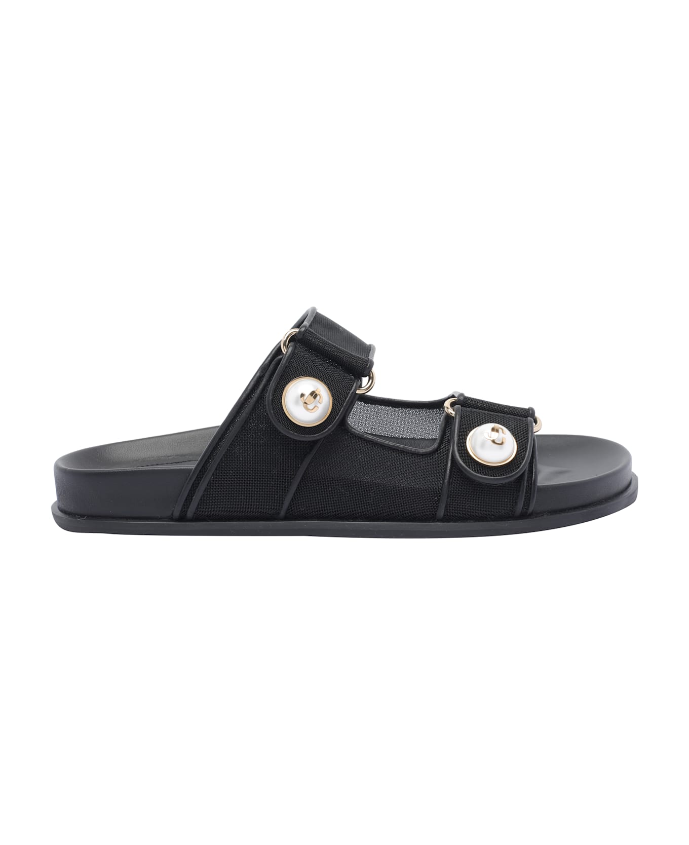 Jimmy Choo Fayence Sandals - Black