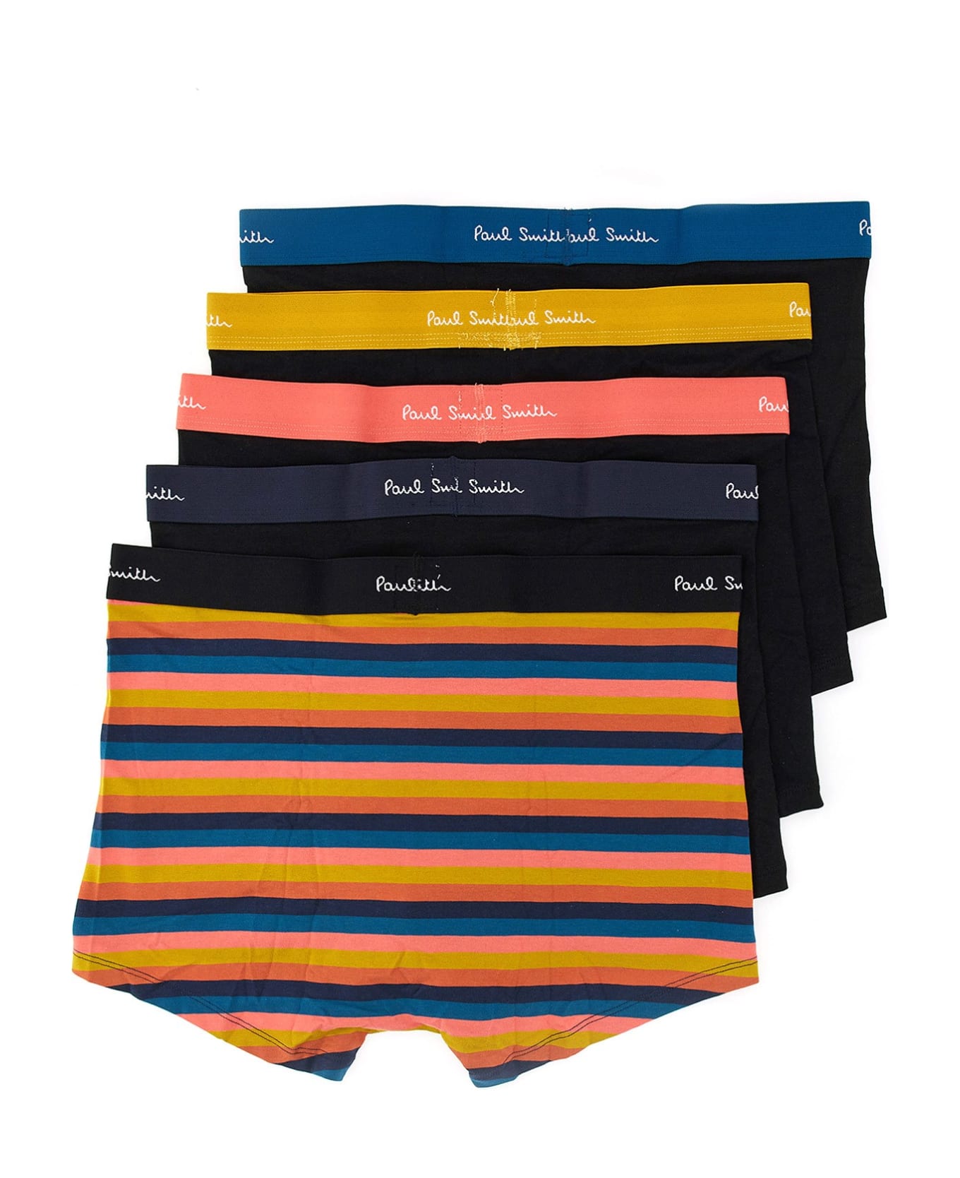 Paul Smith Pack Of Five Boxer Shorts - Black