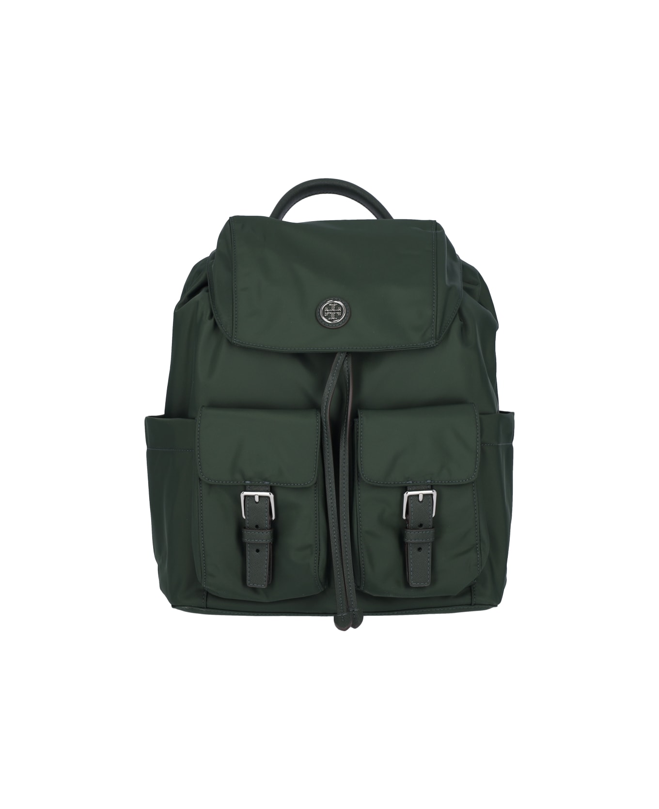 Tory Burch Large Logo Backpack - Basil