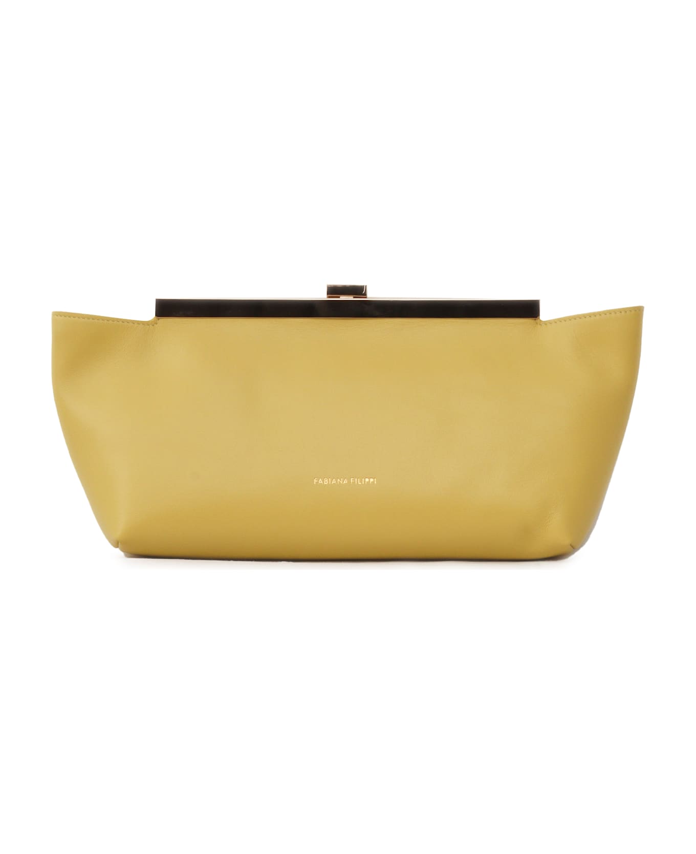 Fabiana Filippi Leather Pouch - YELLOW