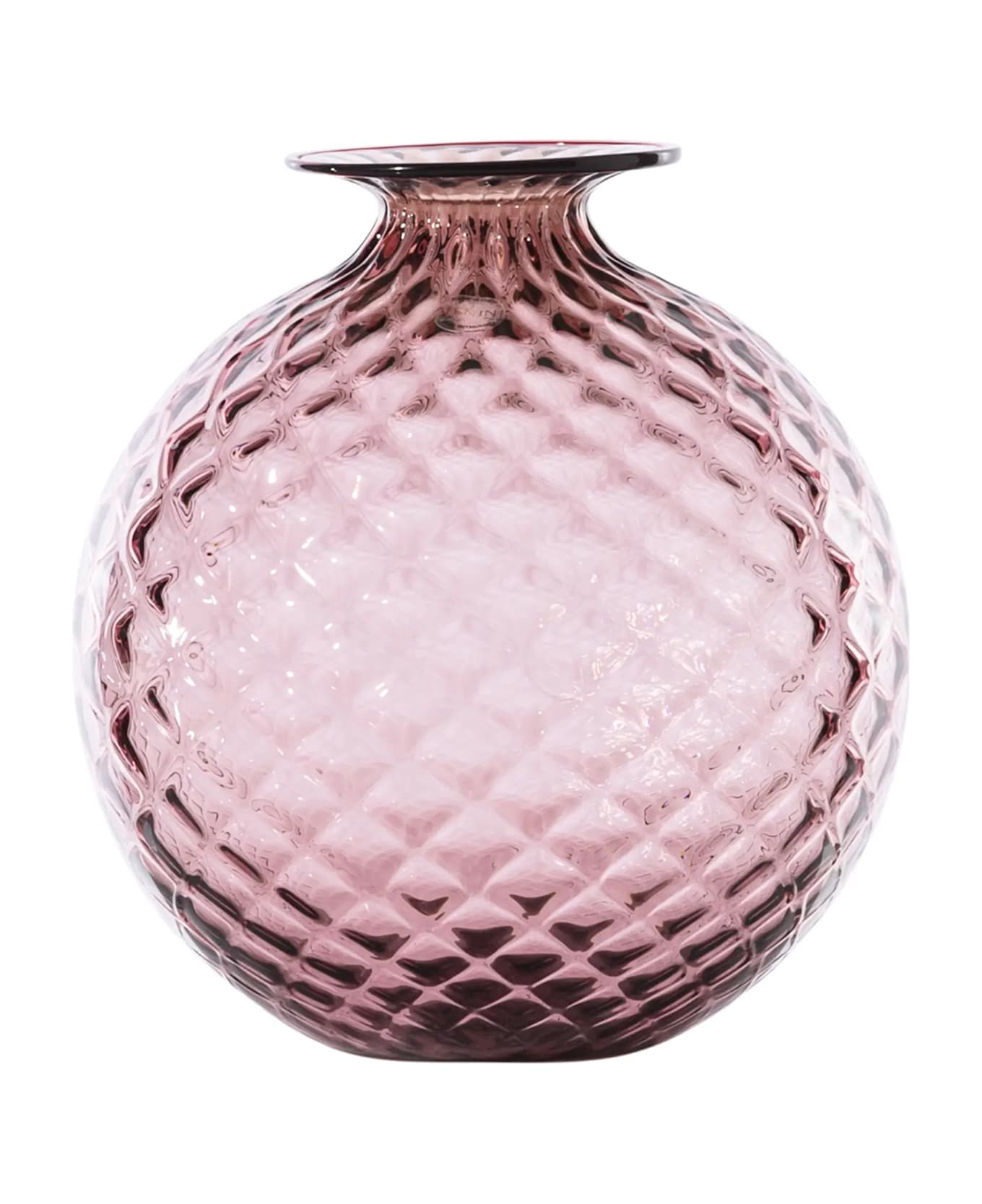 Venini Vase 'monofiori Balloton' H 20,5 Cm - Pink