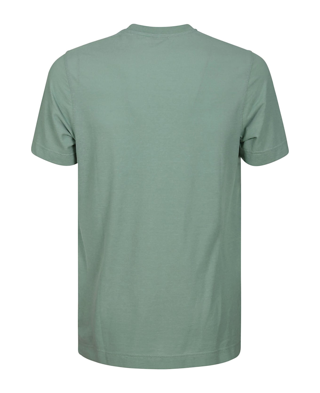 Zanone Tshirt Ice Cotton - Green Tourmaline