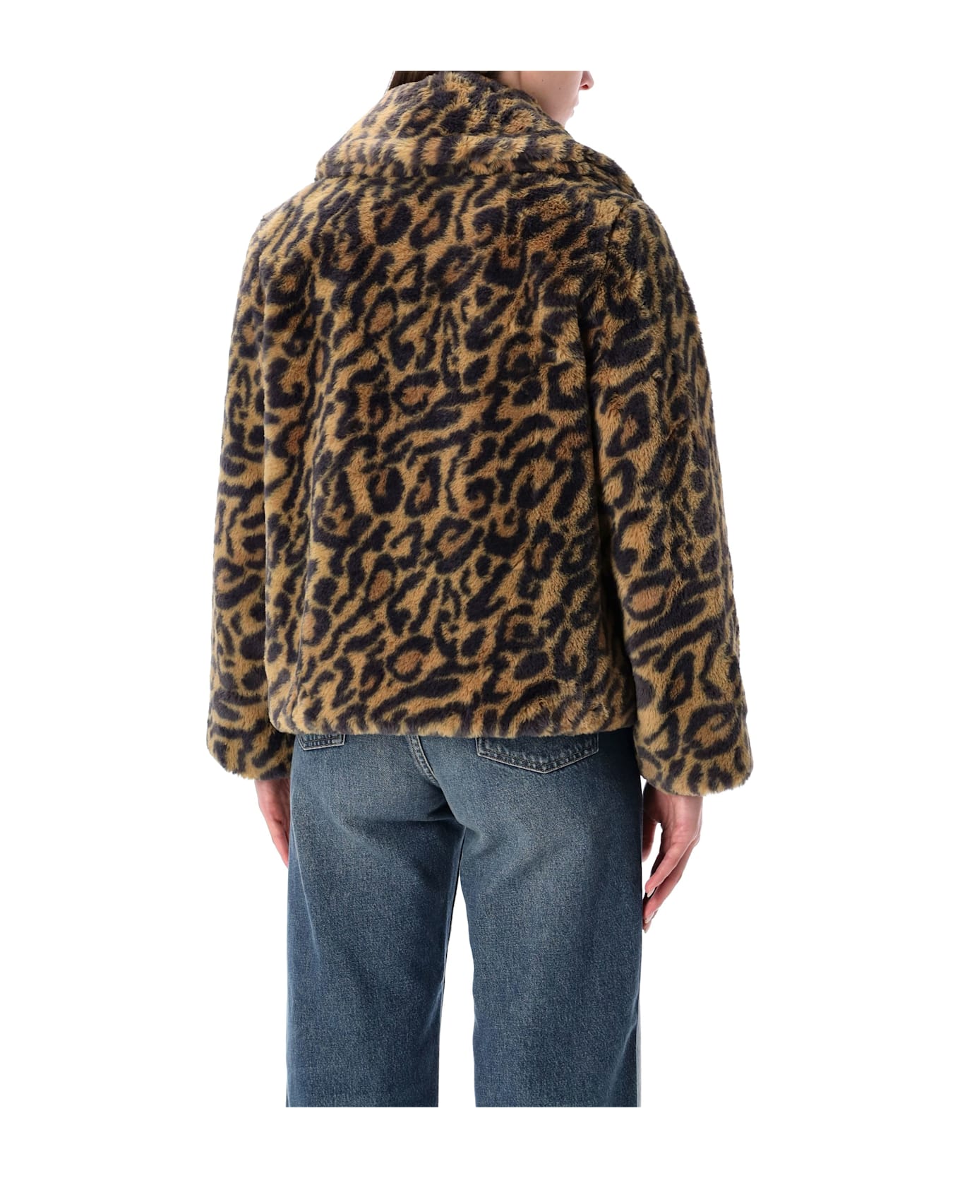 A.P.C. Leopard-print Faux Fur Johanna Coat A.p.c. - BROWN LEO
