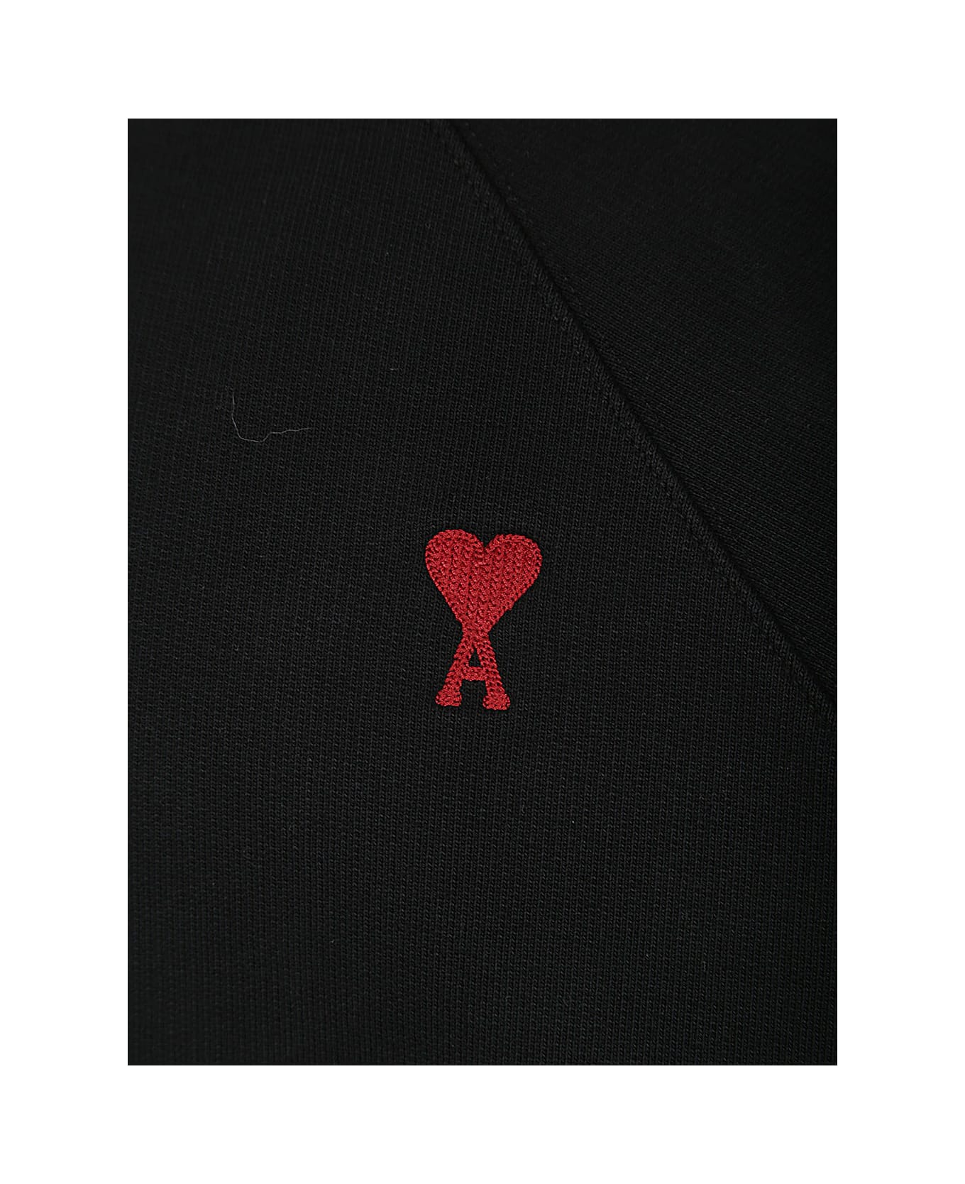 Ami Alexandre Mattiussi Red Ami De Coeur Sweatshirt - Black