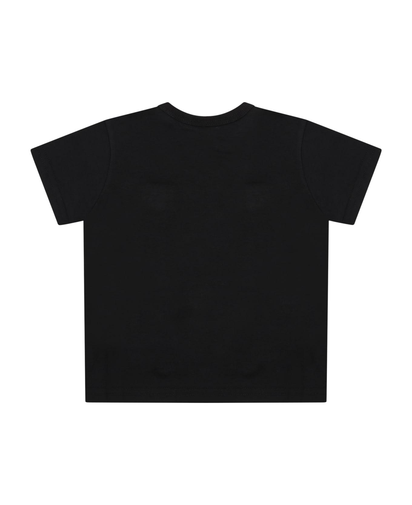 Dolce & Gabbana Black T-shirt For Baby Kids With Logo - Black