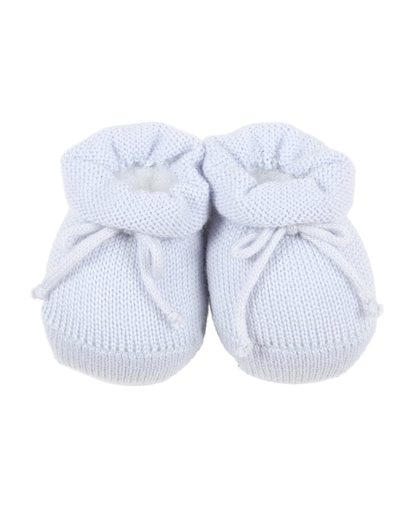 Story Loris Light-blue Bootee For Baby Boy - Light Blue アクセサリー＆ギフト