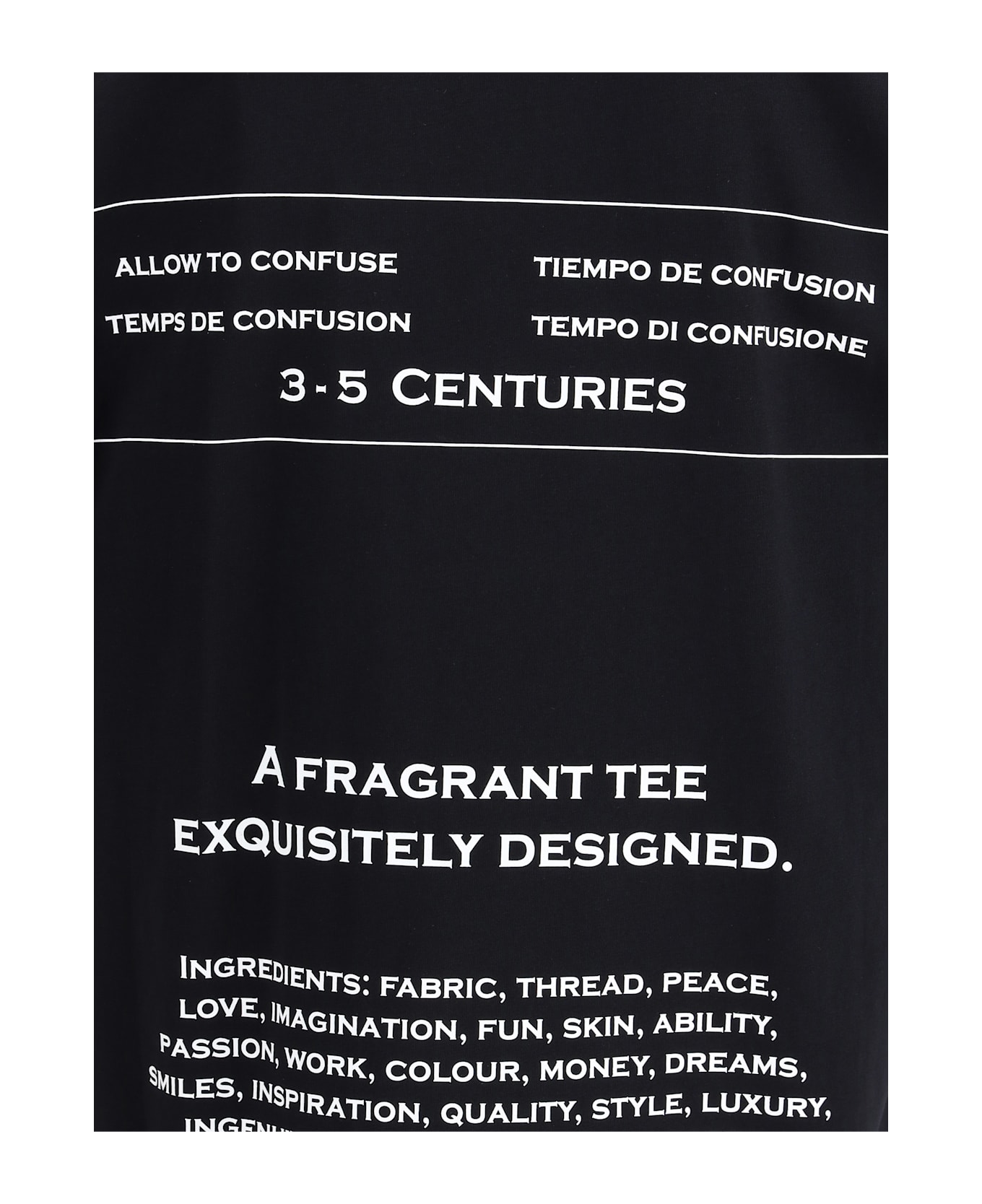 Moschino T-shirt Whit Maxi Print