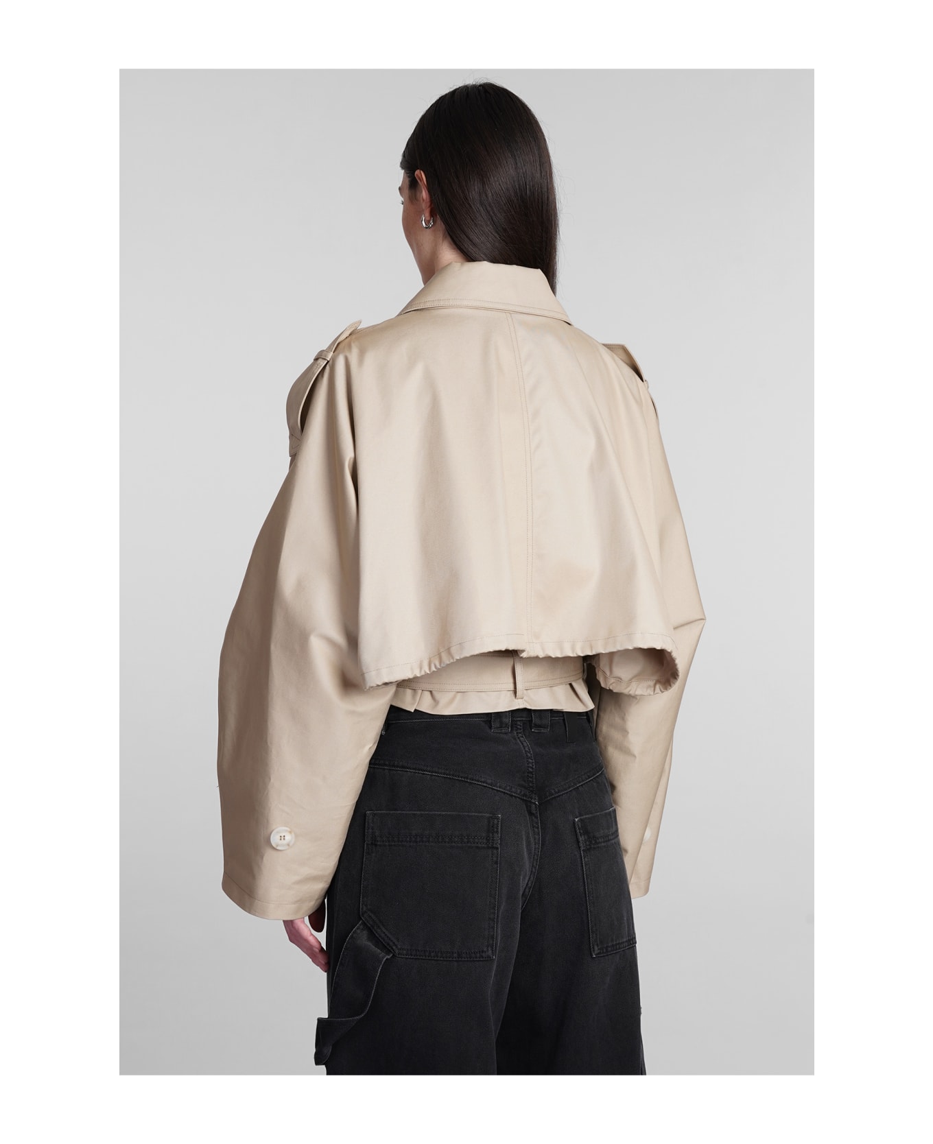 DARKPARK Penelope Casual Jacket In Beige Cotton - beige