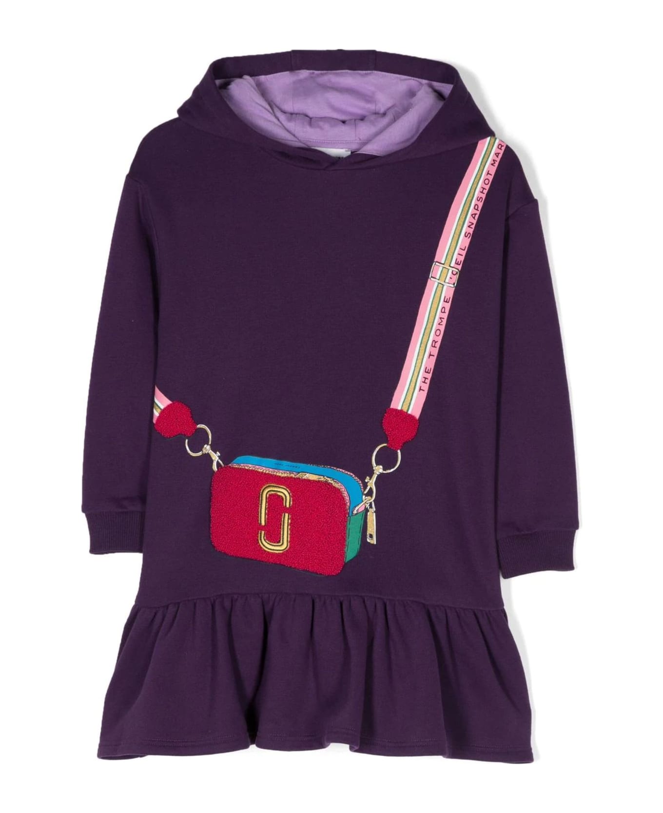 Little Marc Jacobs Purple Cotton Dress - Viola