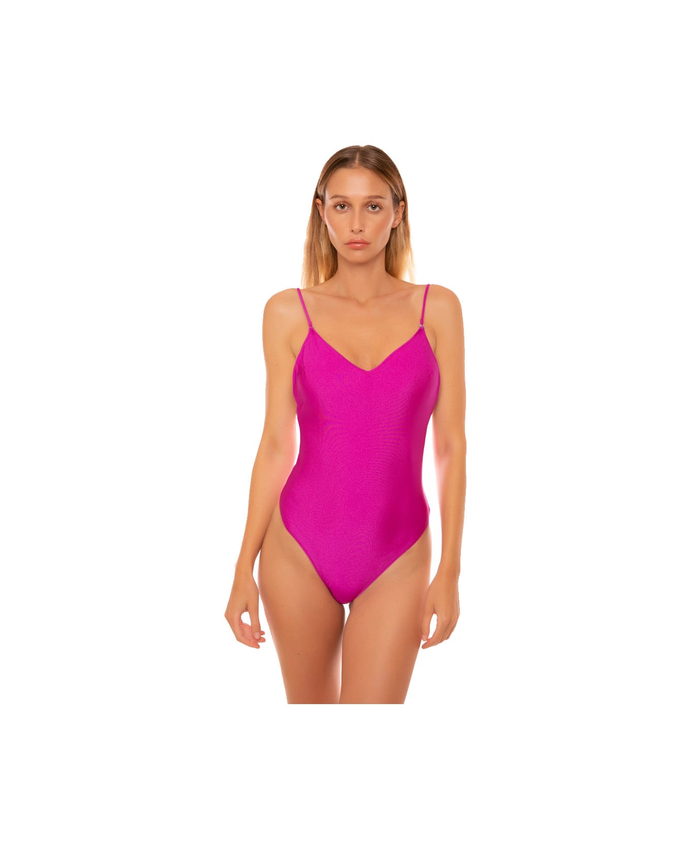 MC2 Saint Barth Fuchsia One Piece (shoulder Straps Sold Separately) | Aperikini Collection - PINK