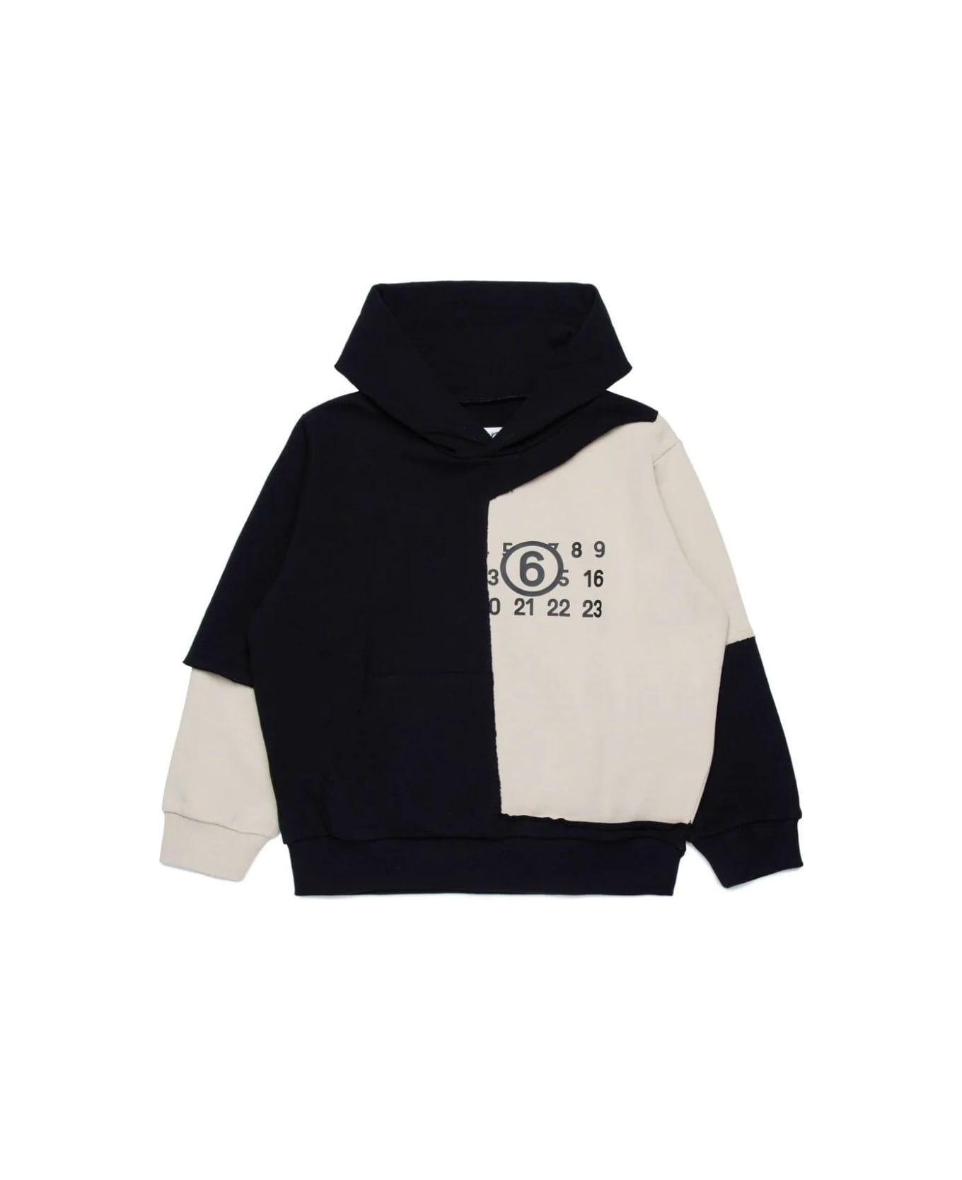 MM6 Maison Margiela Sweatshirt With Logo - Black