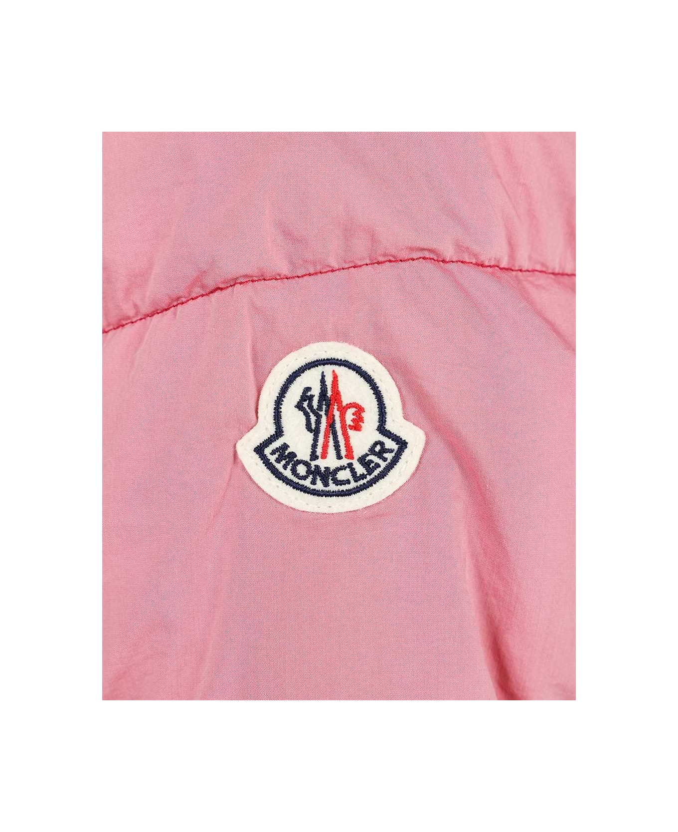 Moncler Paviot Hooded Short Down Jacket - Pink