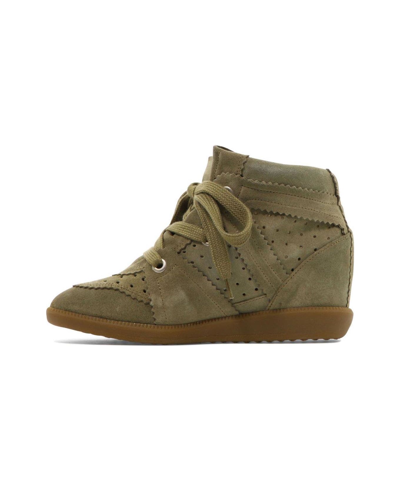 Isabel Marant Bobby Lace-up Wedge Sneakers