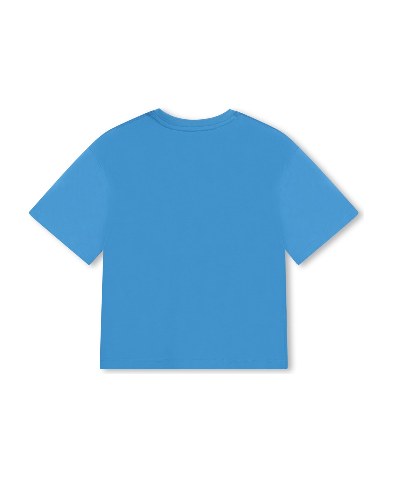 Little Marc Jacobs T-shirt Con Logo - Blu Elettrico