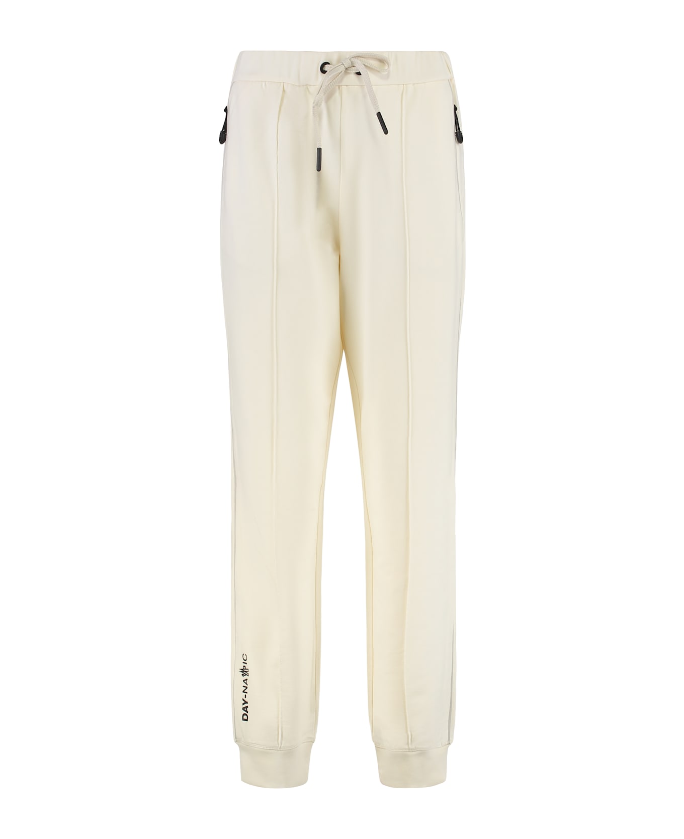Moncler Grenoble Cotton Blend Trousers - panna