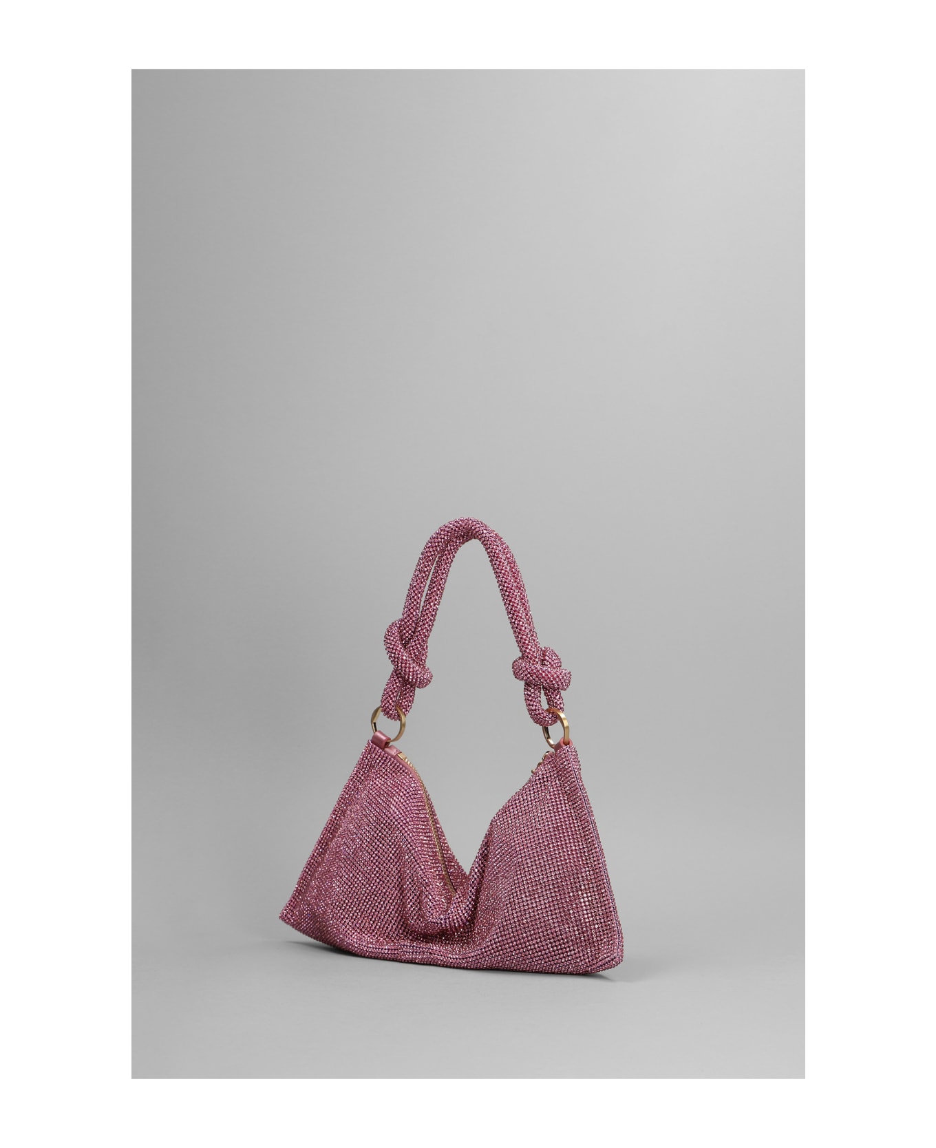 Cult Gaia Hera Nano Shoulder  Hand Bag In Rose-pink Metal Alloy - rose-pink