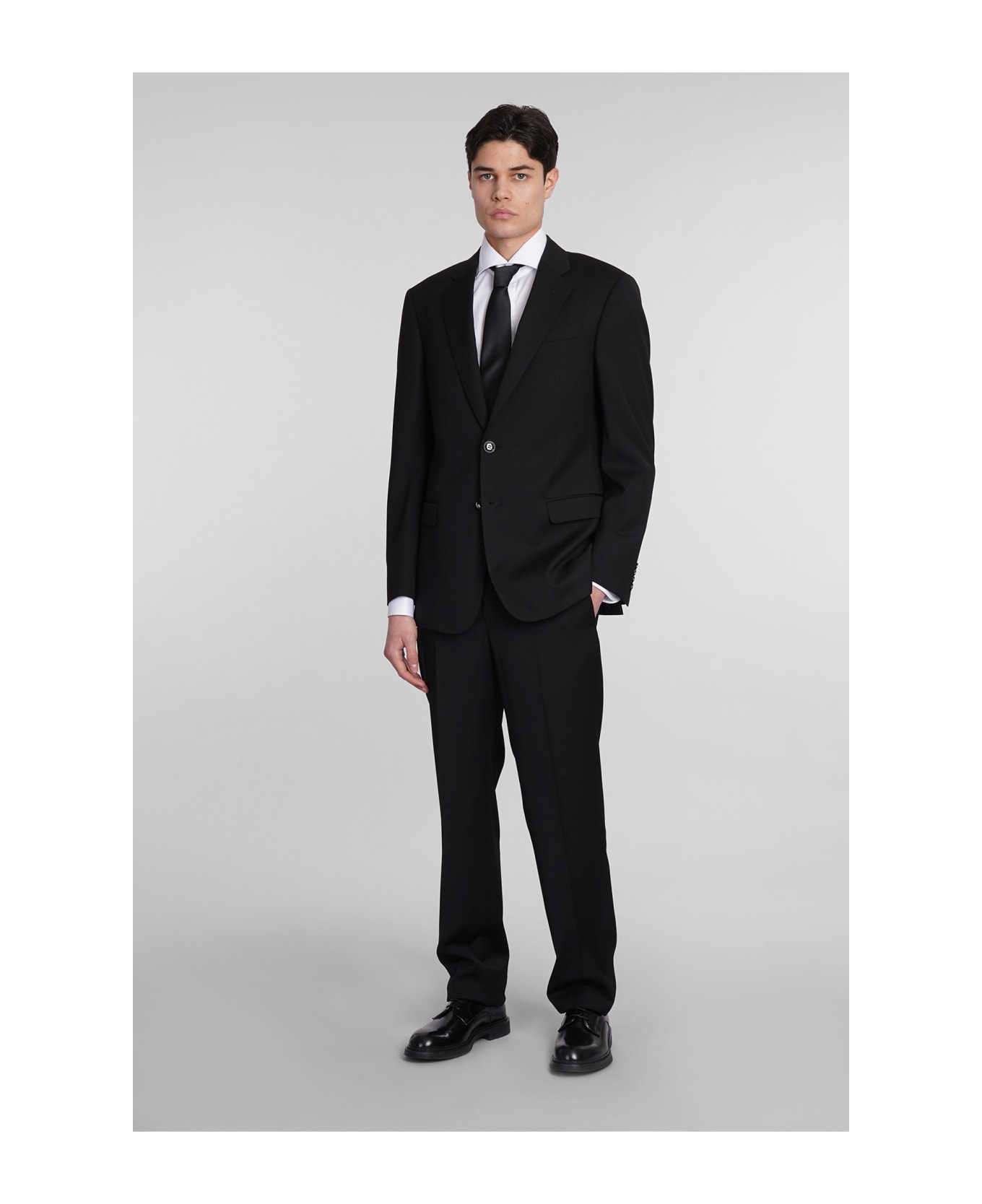 Giorgio Armani In Black Wool - black