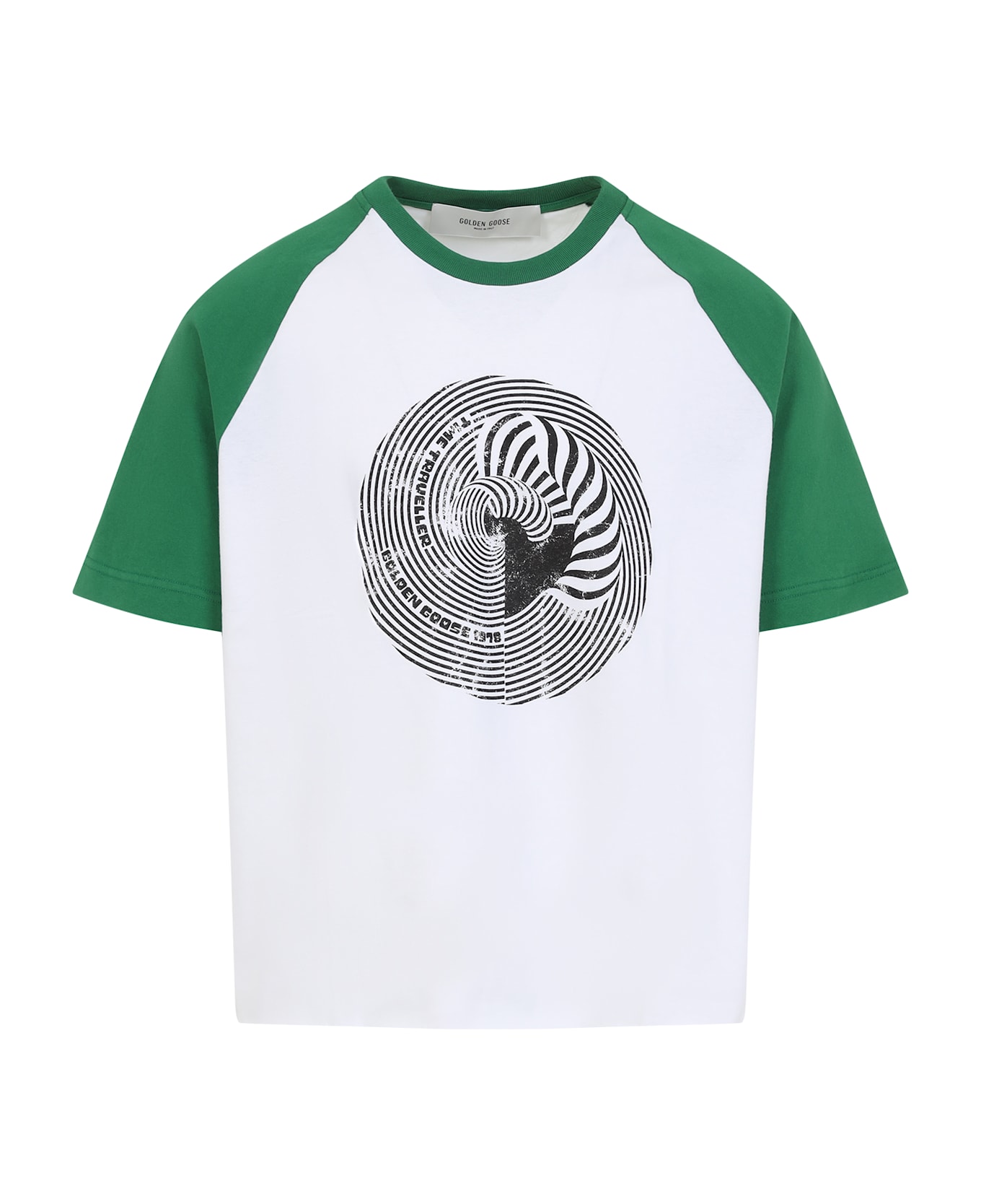 Golden Goose Raglan Crop T-shirt - Optic White