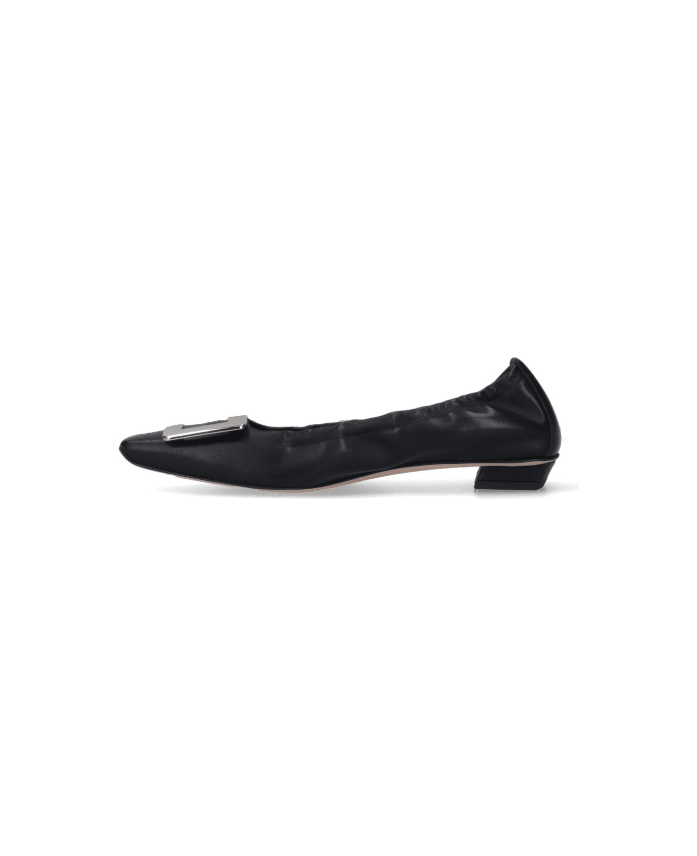 Roger Vivier "belle Vivier" Ballet Flats - Black  