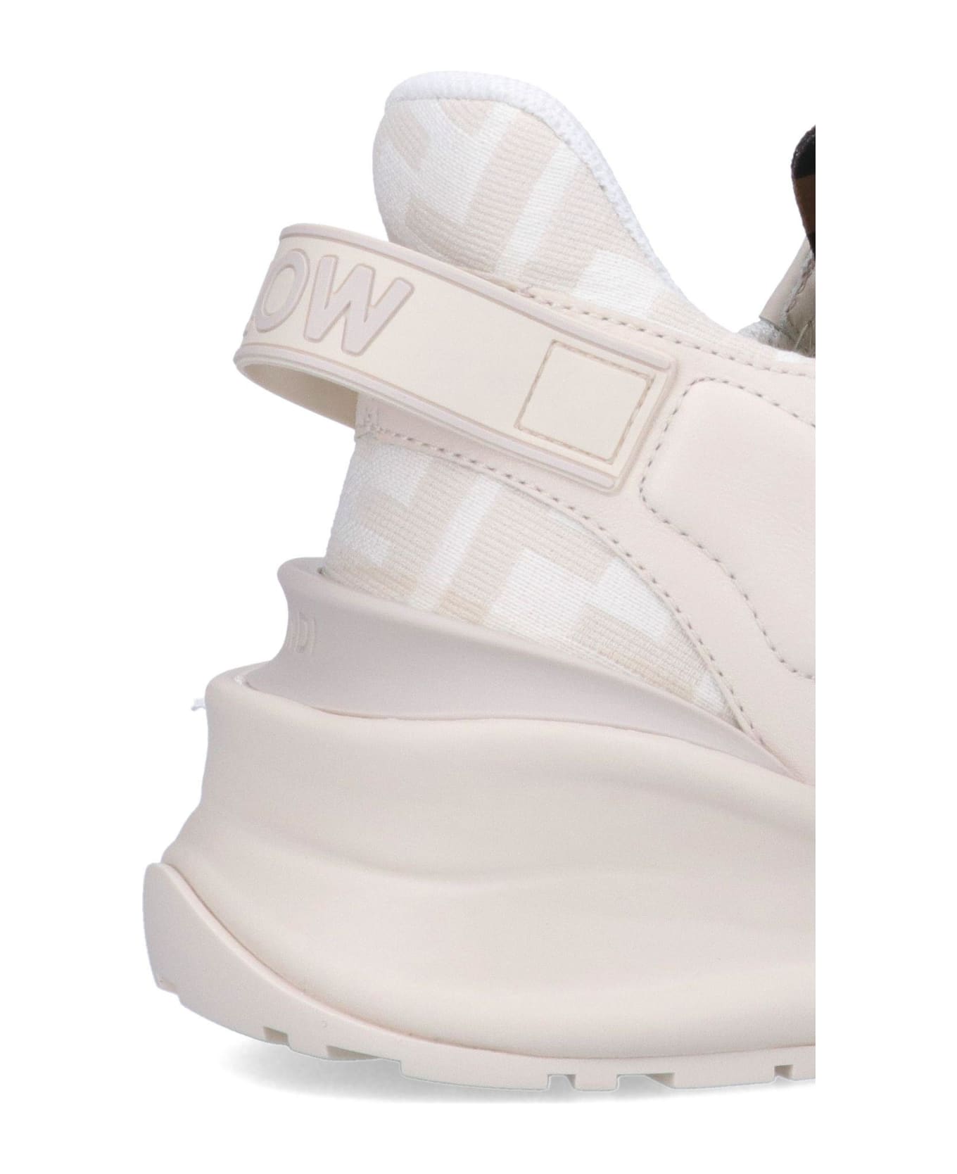 Fendi ' Flow' Sneakers - WHITE
