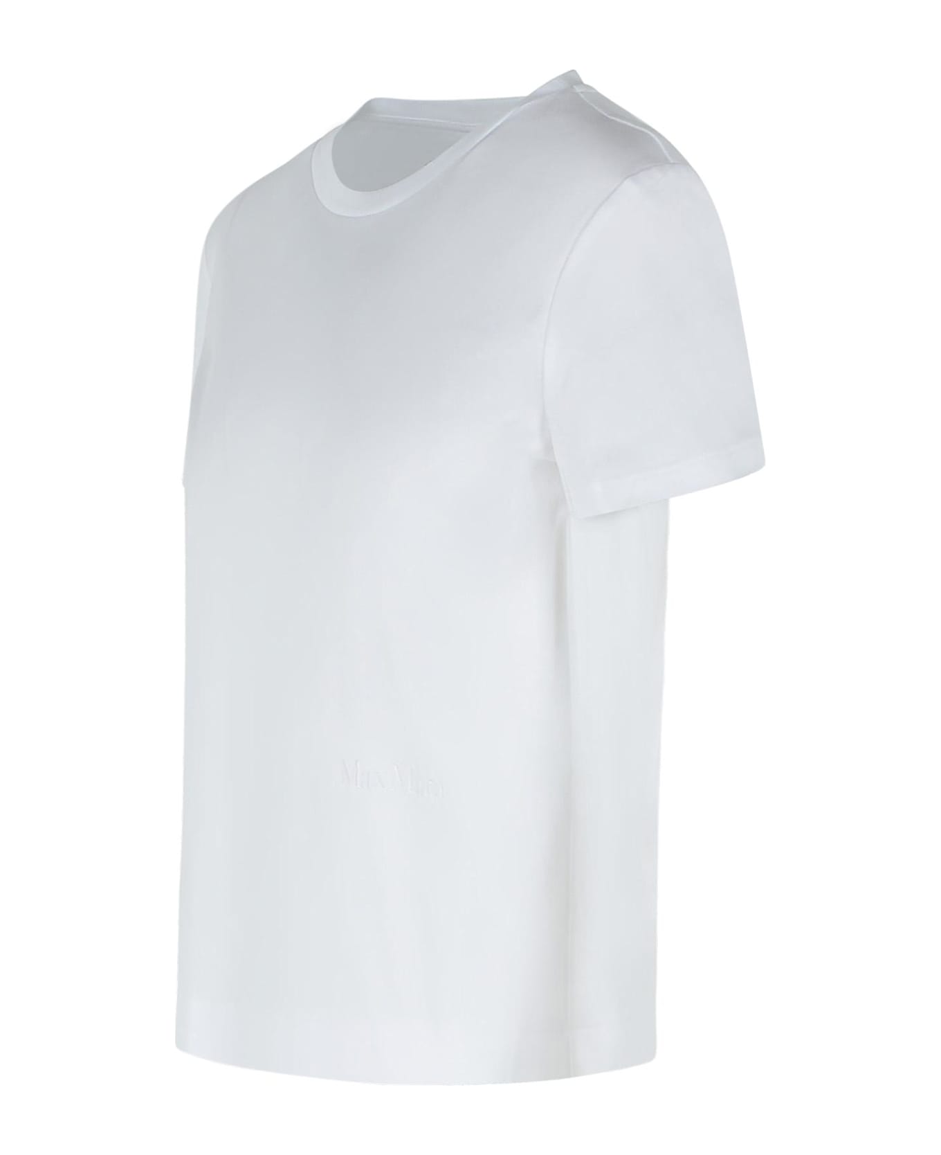 Max Mara White Cotton T-shirt - White