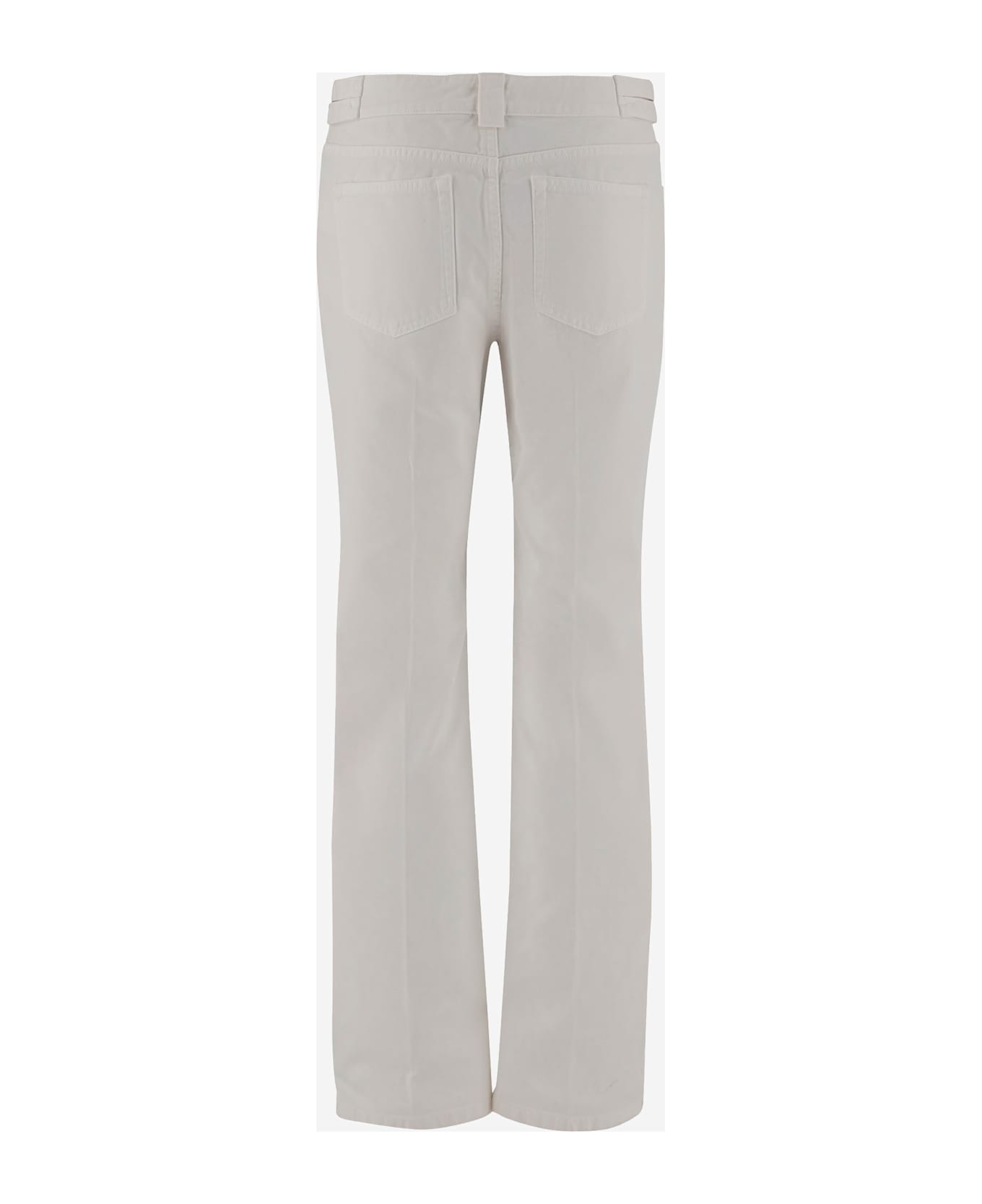 Chloé Cotton Canvas Pants - White