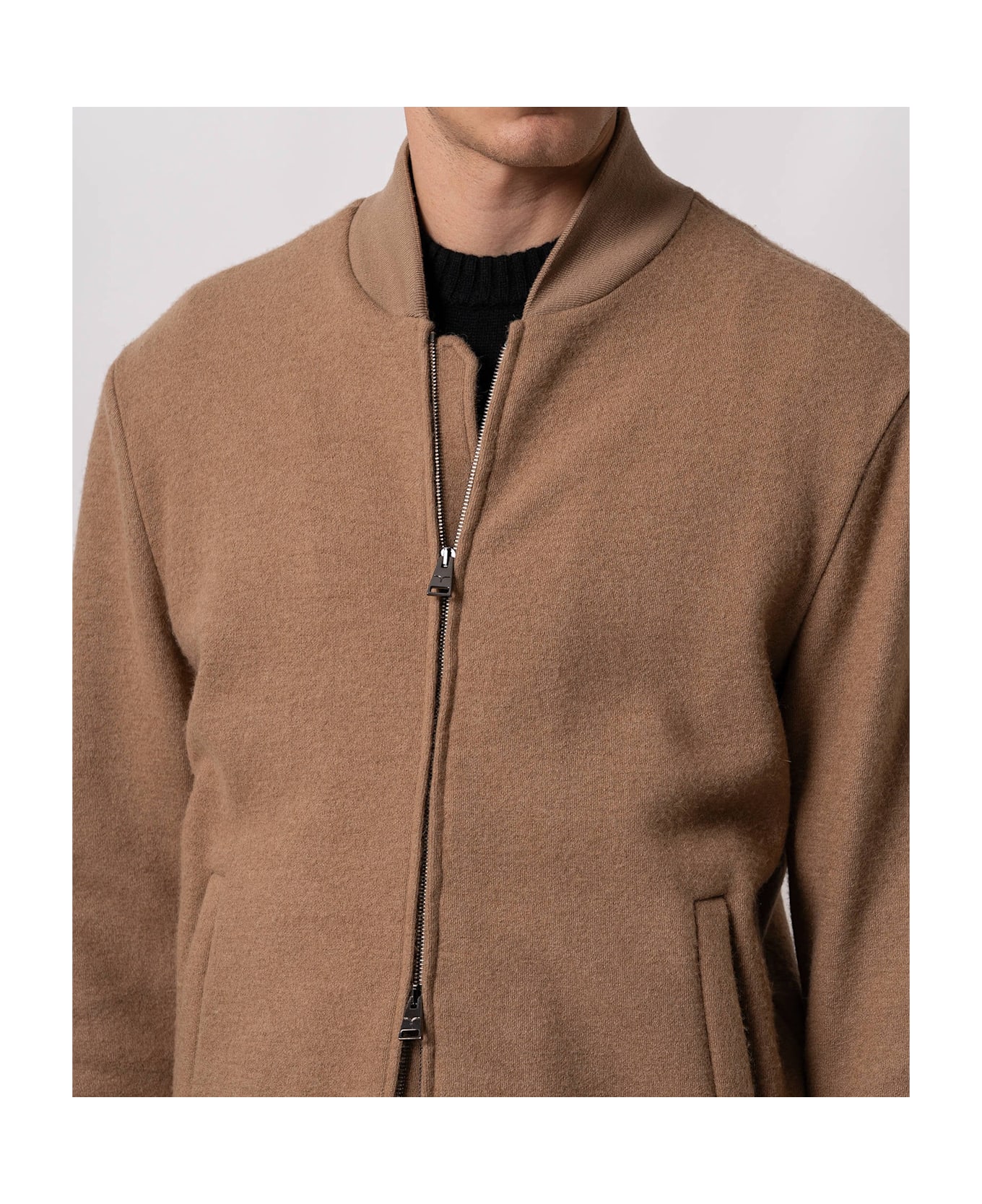 Larusmiani Bomber Cheetah Down Jacket - Beige