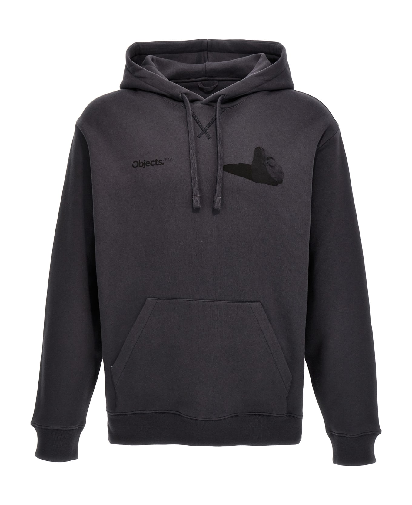 Objects Iv Life 'boulder Print' Hoodie - Gray