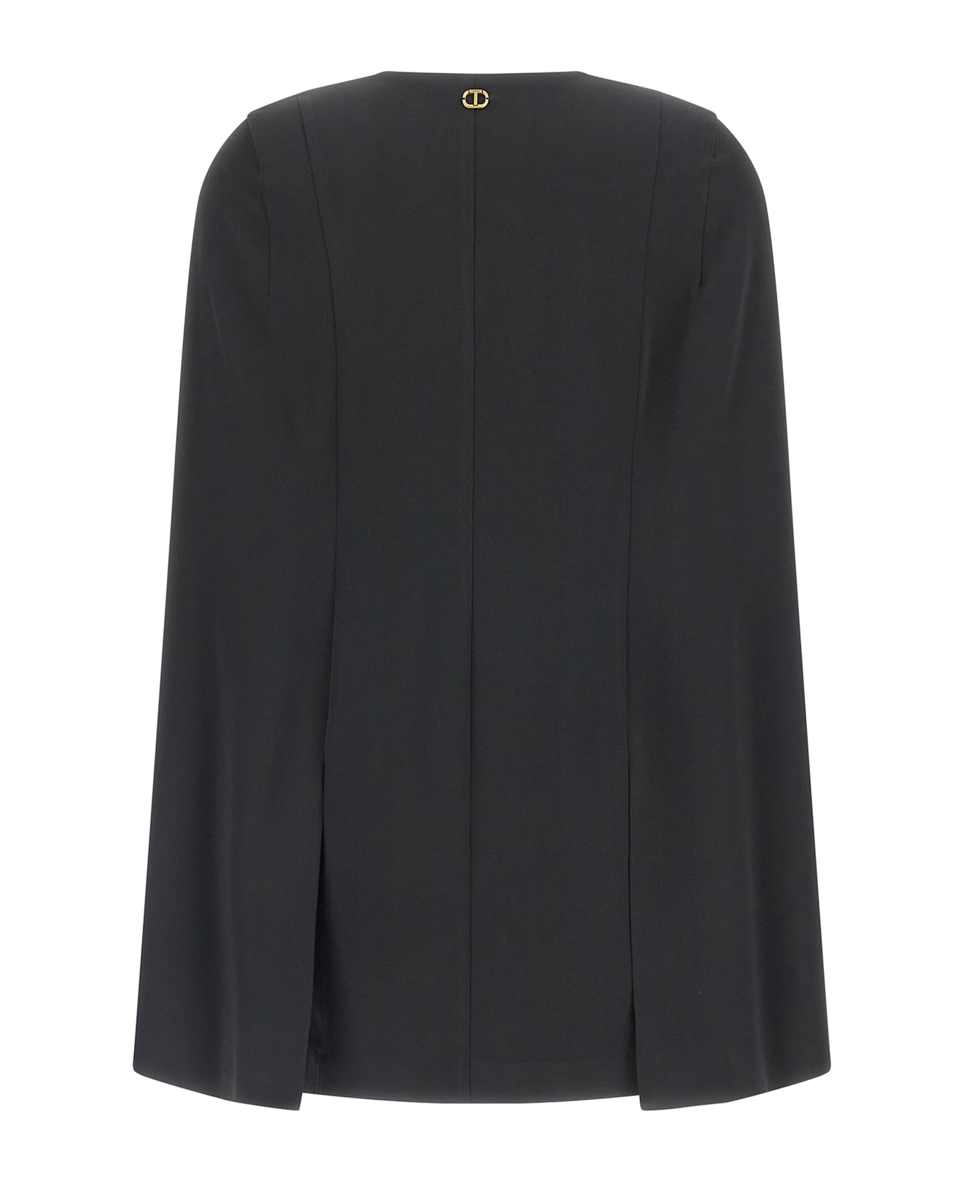 TwinSet Cape Dress - Black  