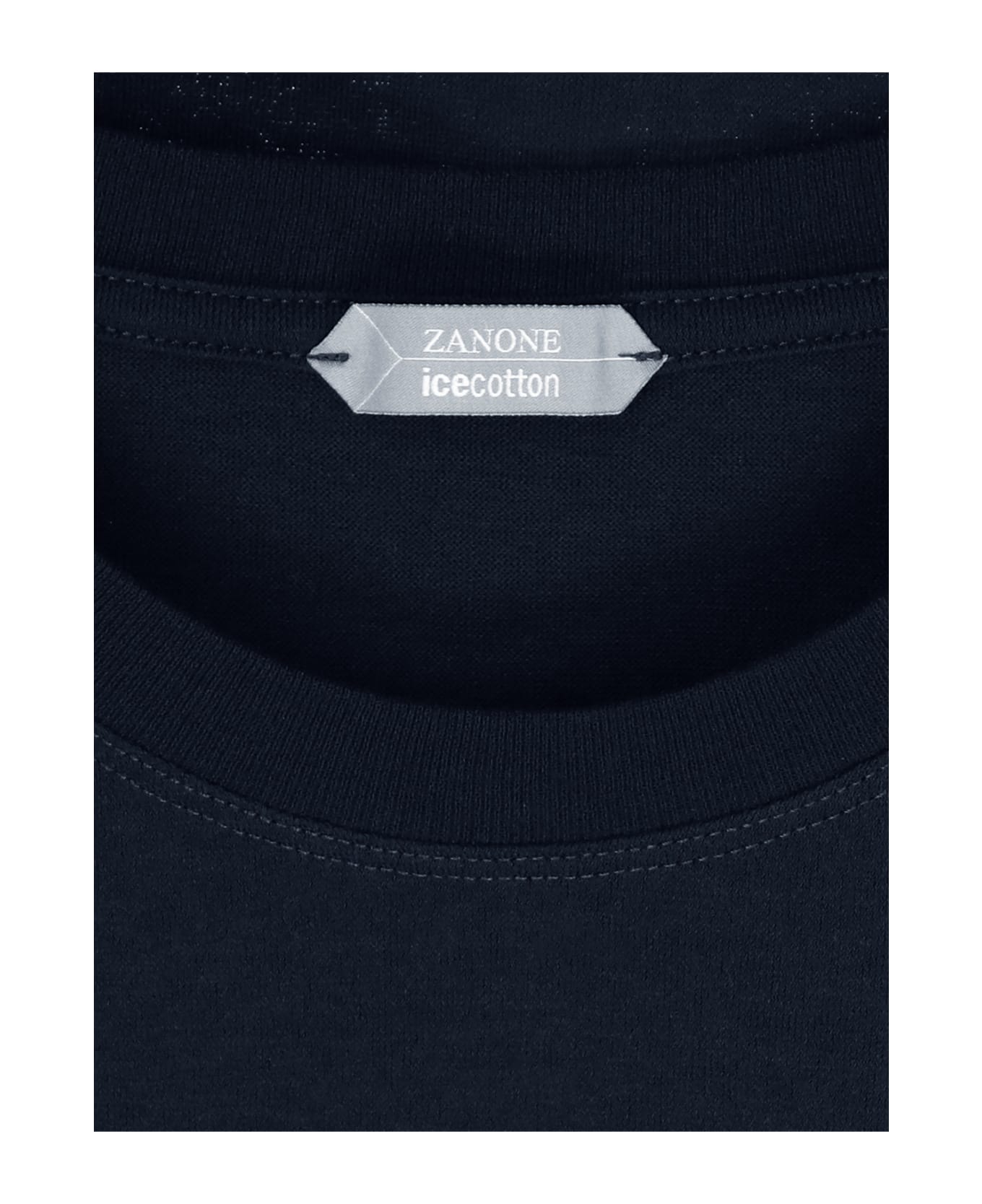 Zanone 'icecotton' T-shirt - Blue シャツ