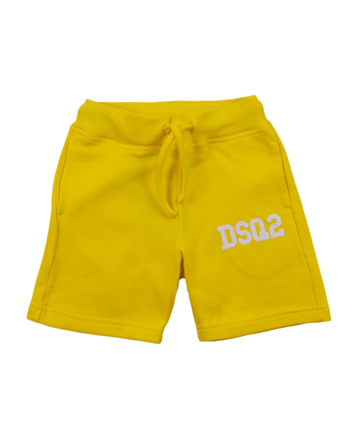 Dsquared2 Cotton Shorts - Yellow