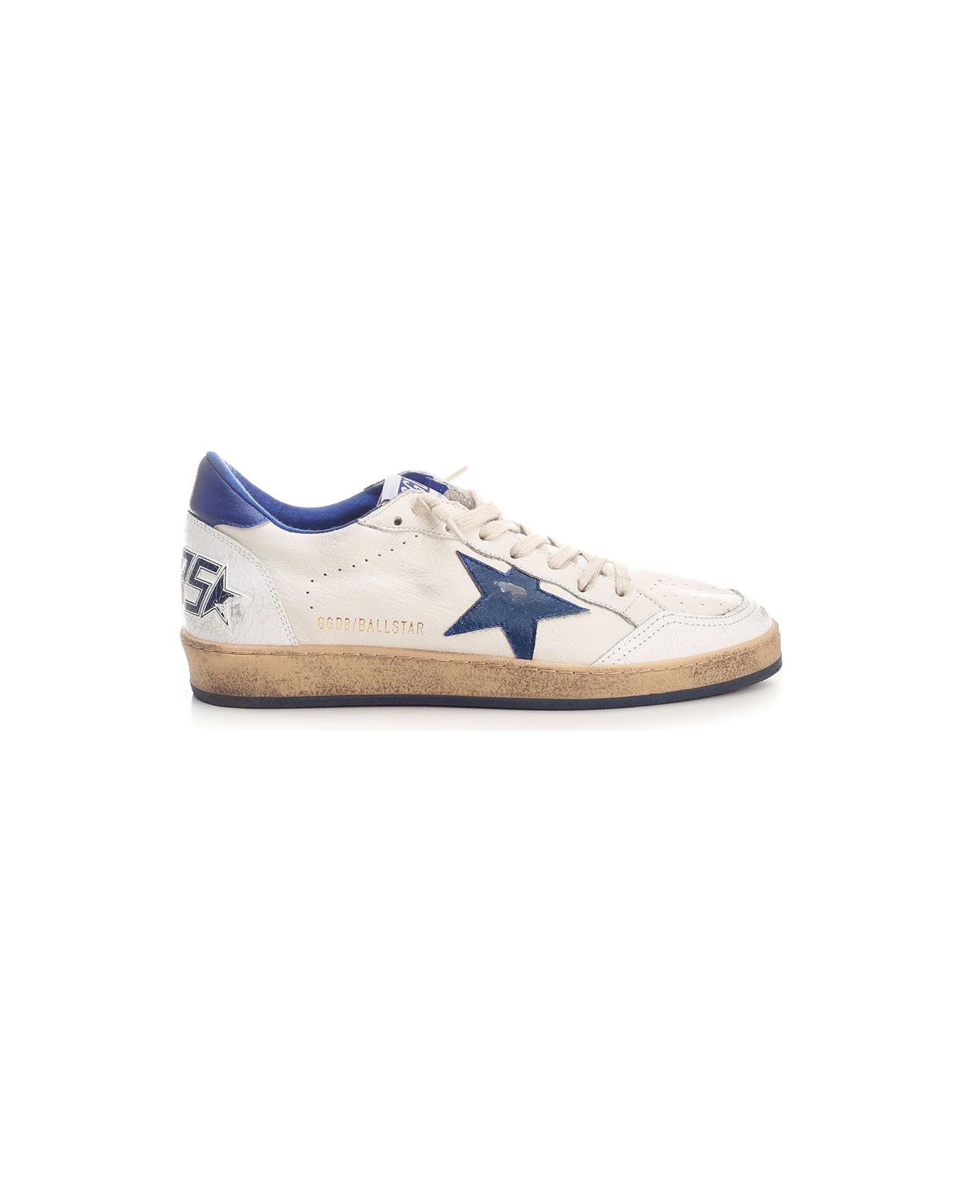 Golden Goose 
ballstar
 Sneaker - WHITE/BLUETTE