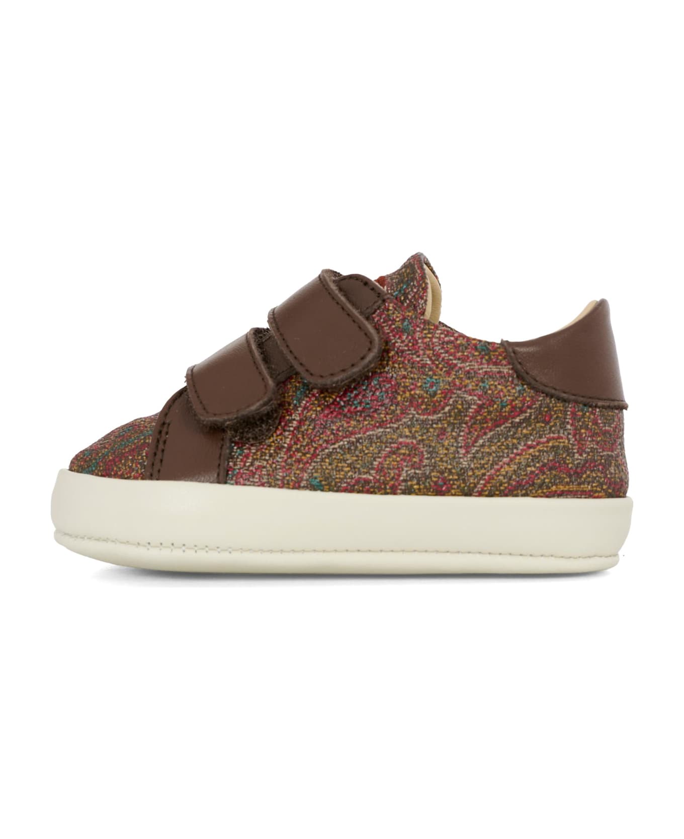 Etro Multicolor Sneakers For Baby Boy With Paisley Print - Multicolor