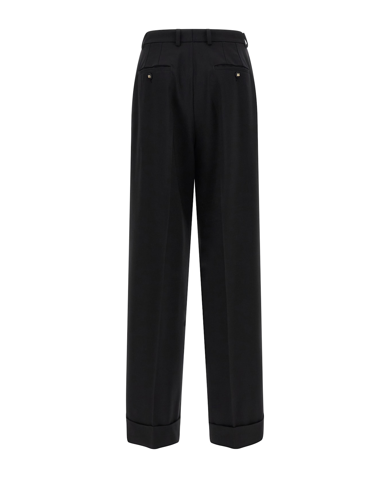 Dolce & Gabbana 'dolce' High Waist Pants - Black  