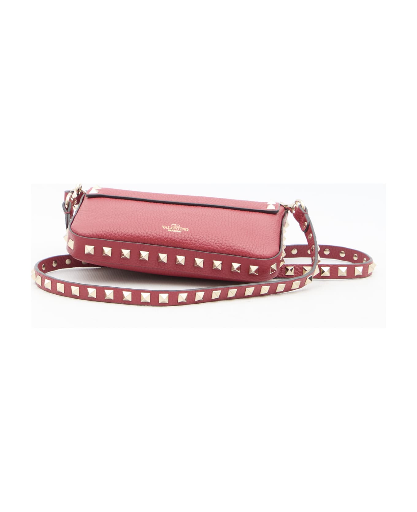 Valentino Garavani Rockstud Pouch - Rosso V