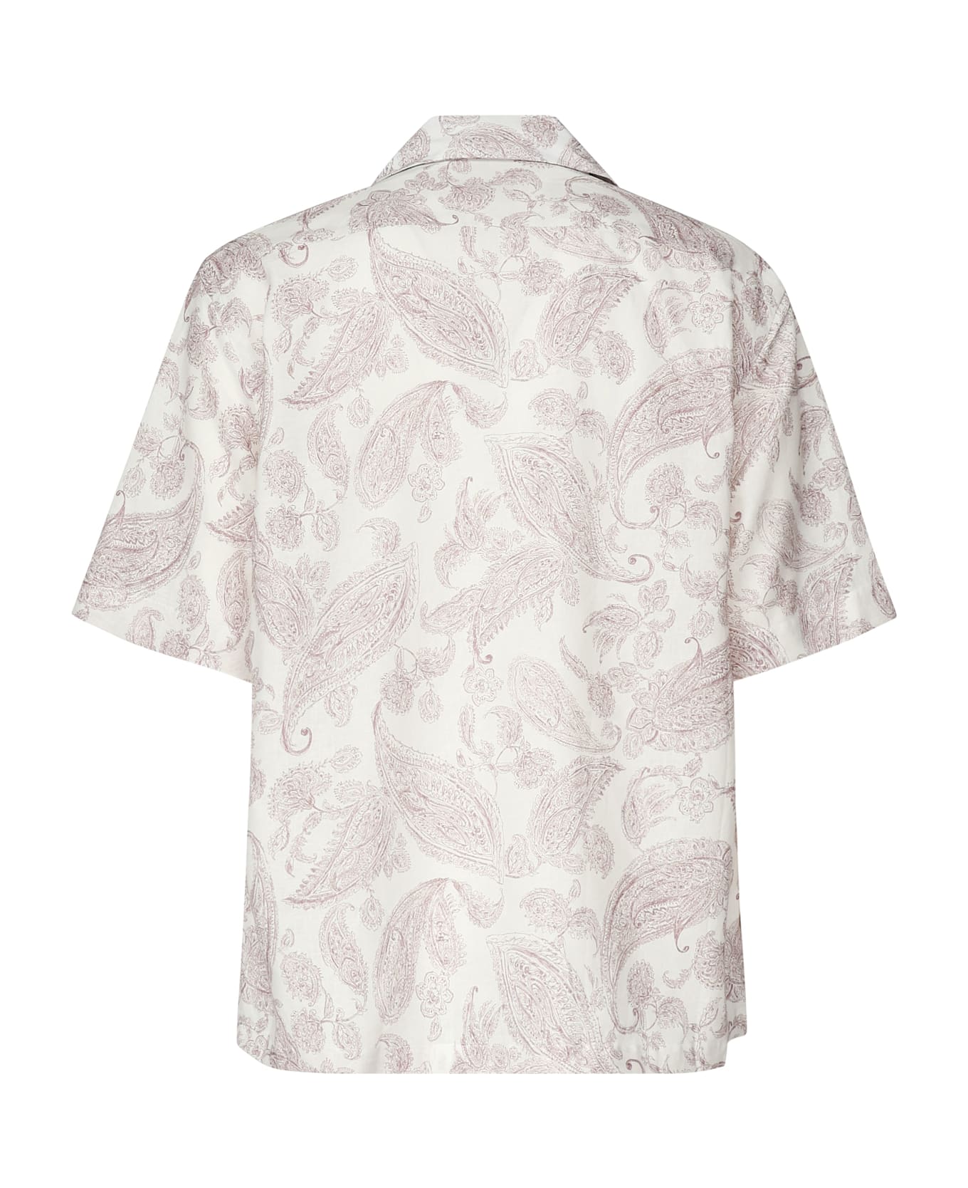 Eleventy Shirt With Paisley Print - SAND