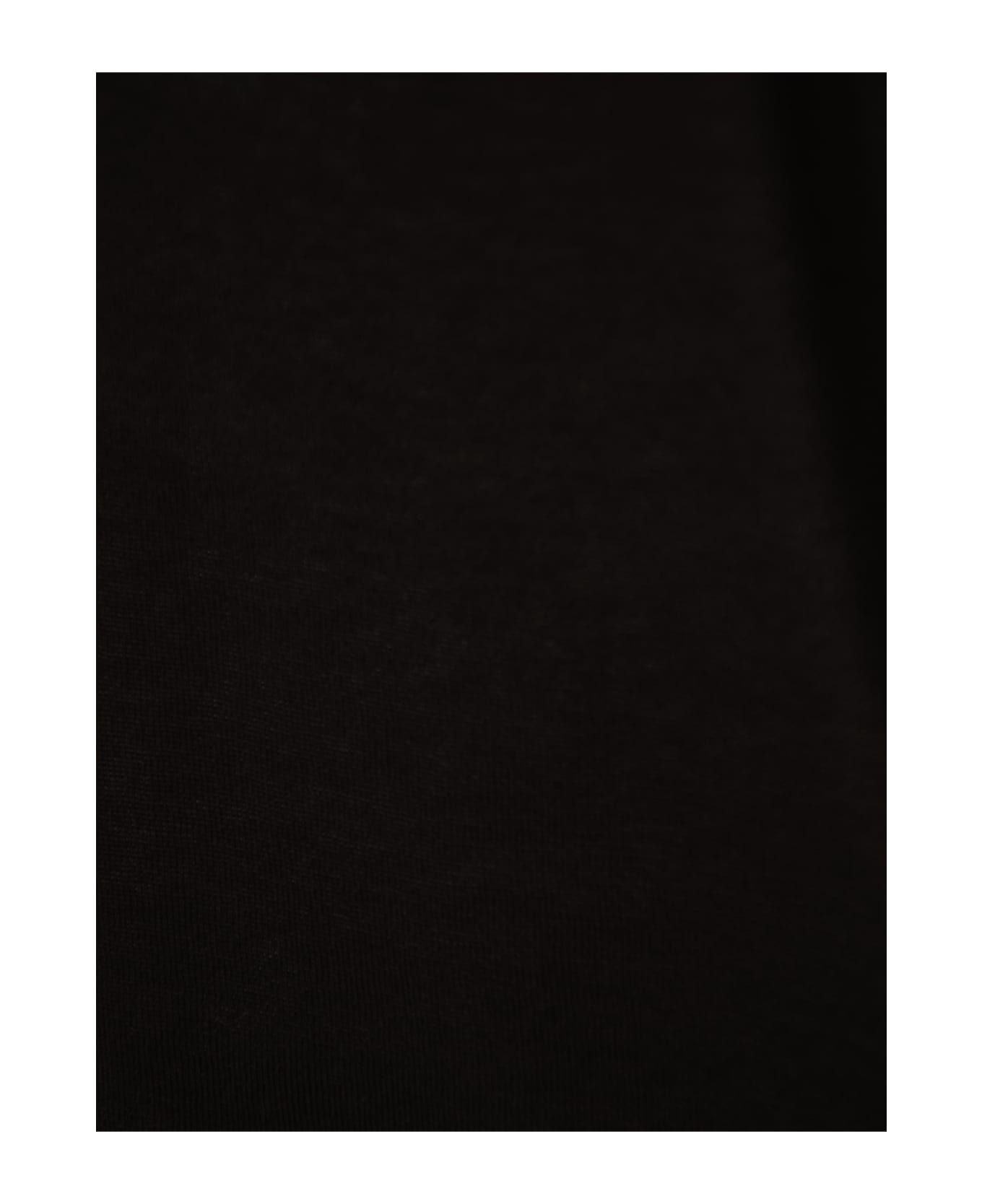 Roberto Collina Round Neck Plain T-shirt - Black