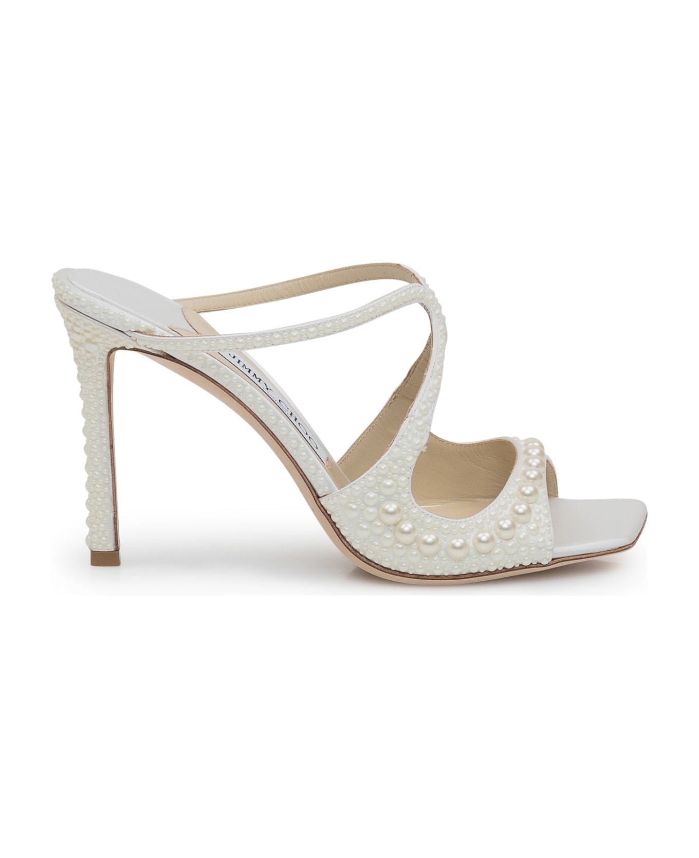 Jimmy Choo Ansie 95 Woz Sandal - WHITE/WHITE