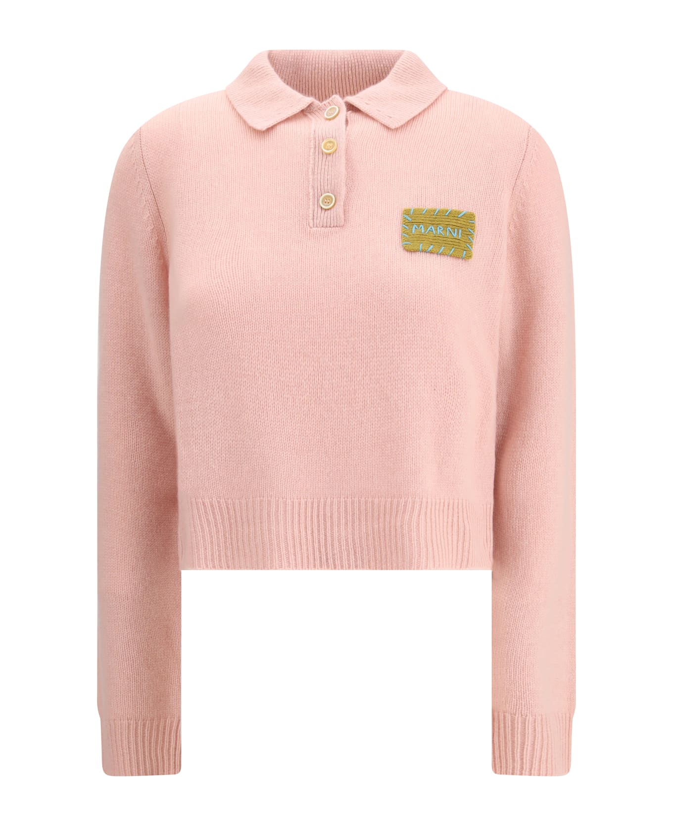 Marni Gummy Cashmere Polo Neck