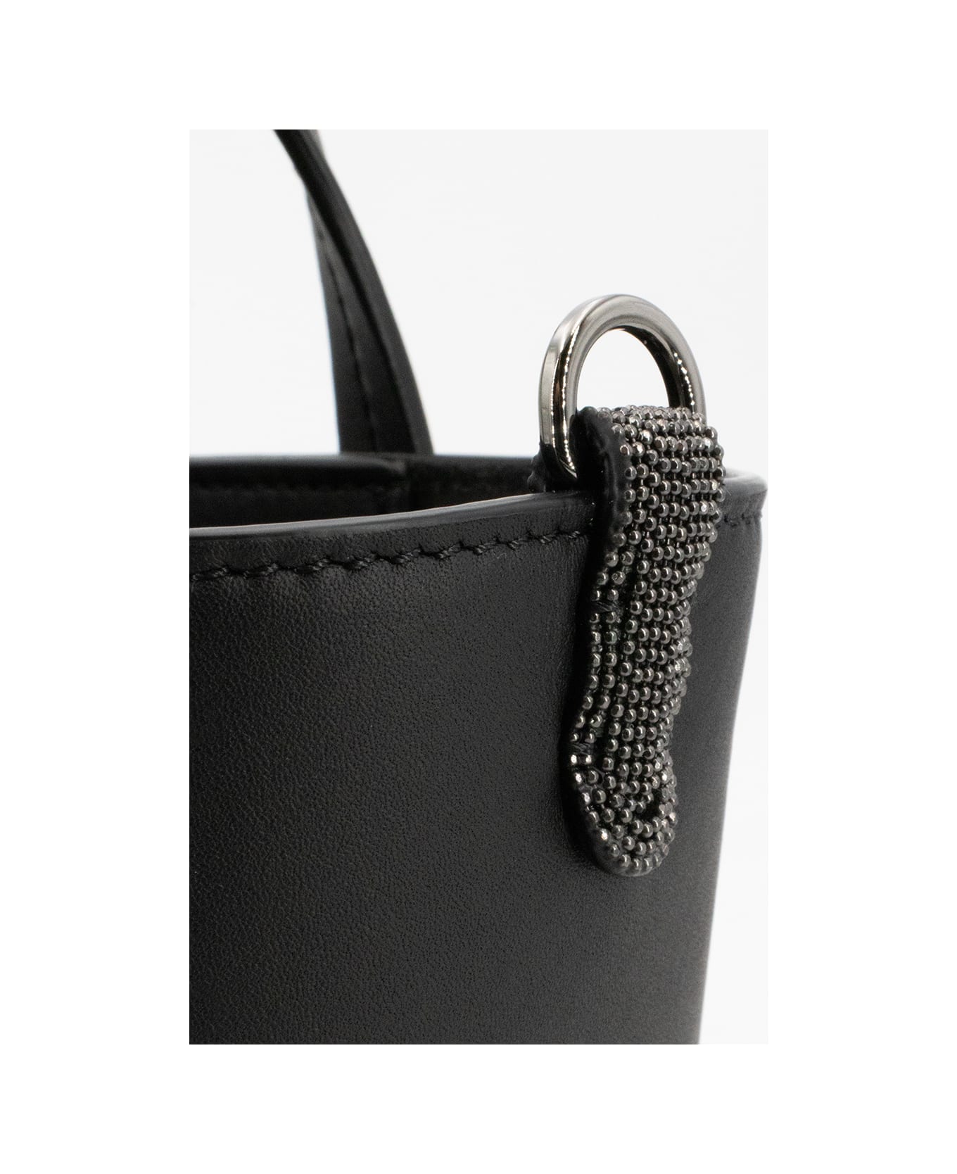 Brunello Cucinelli Black Leather Crossbody Bag | italist
