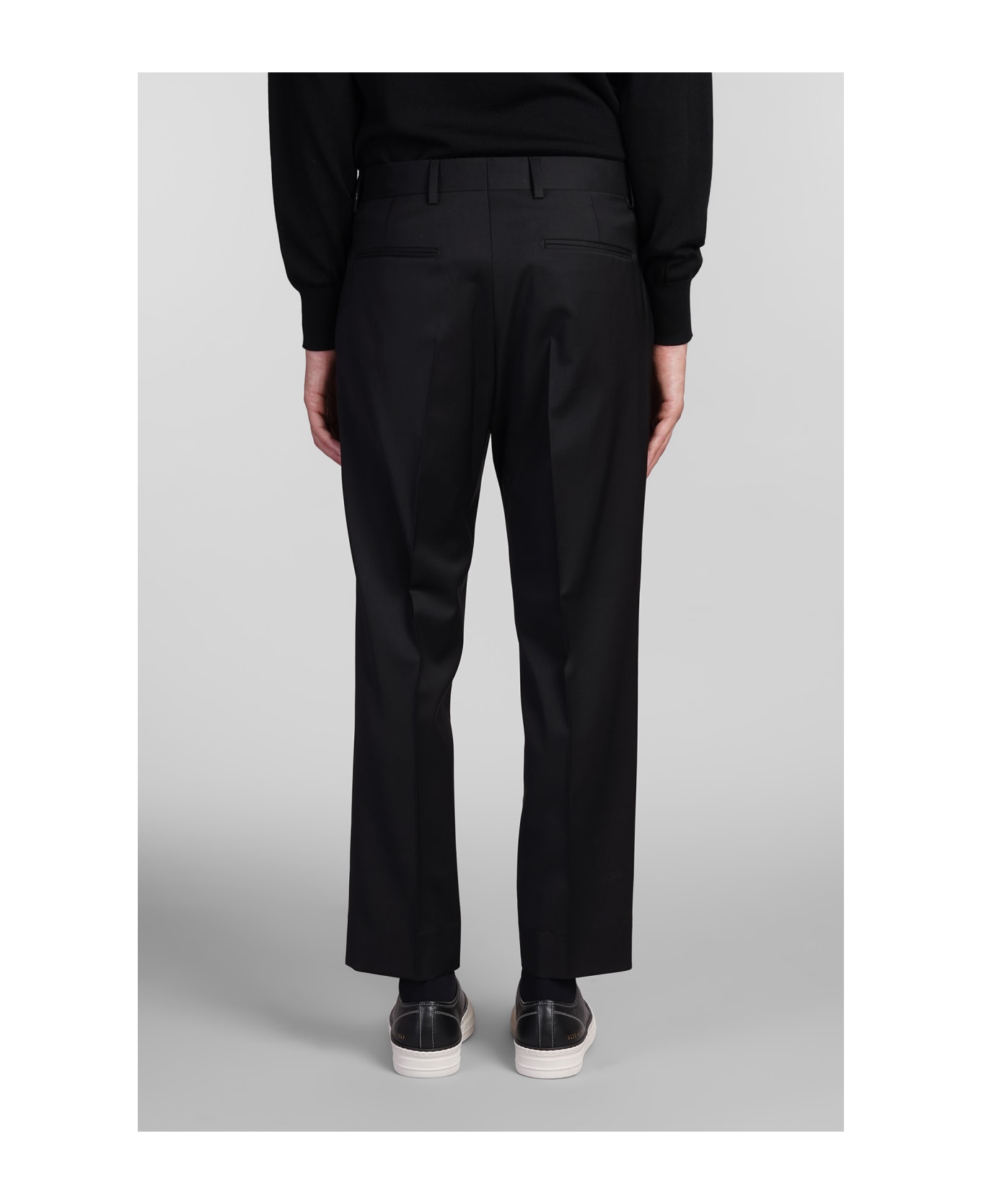 costumein Valerio Pants In Black Wool - black