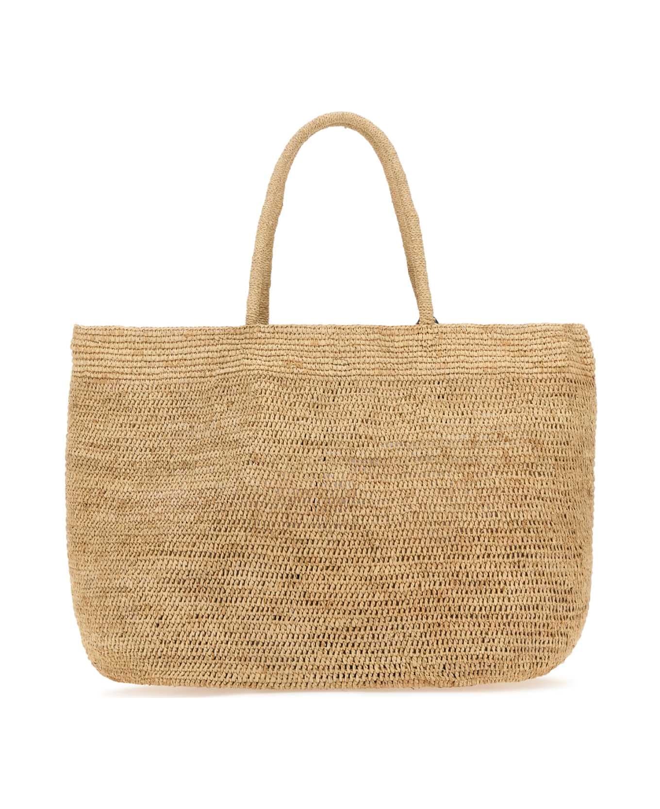 The Row Raffia Oregon Shopping Bag - NATURALANS