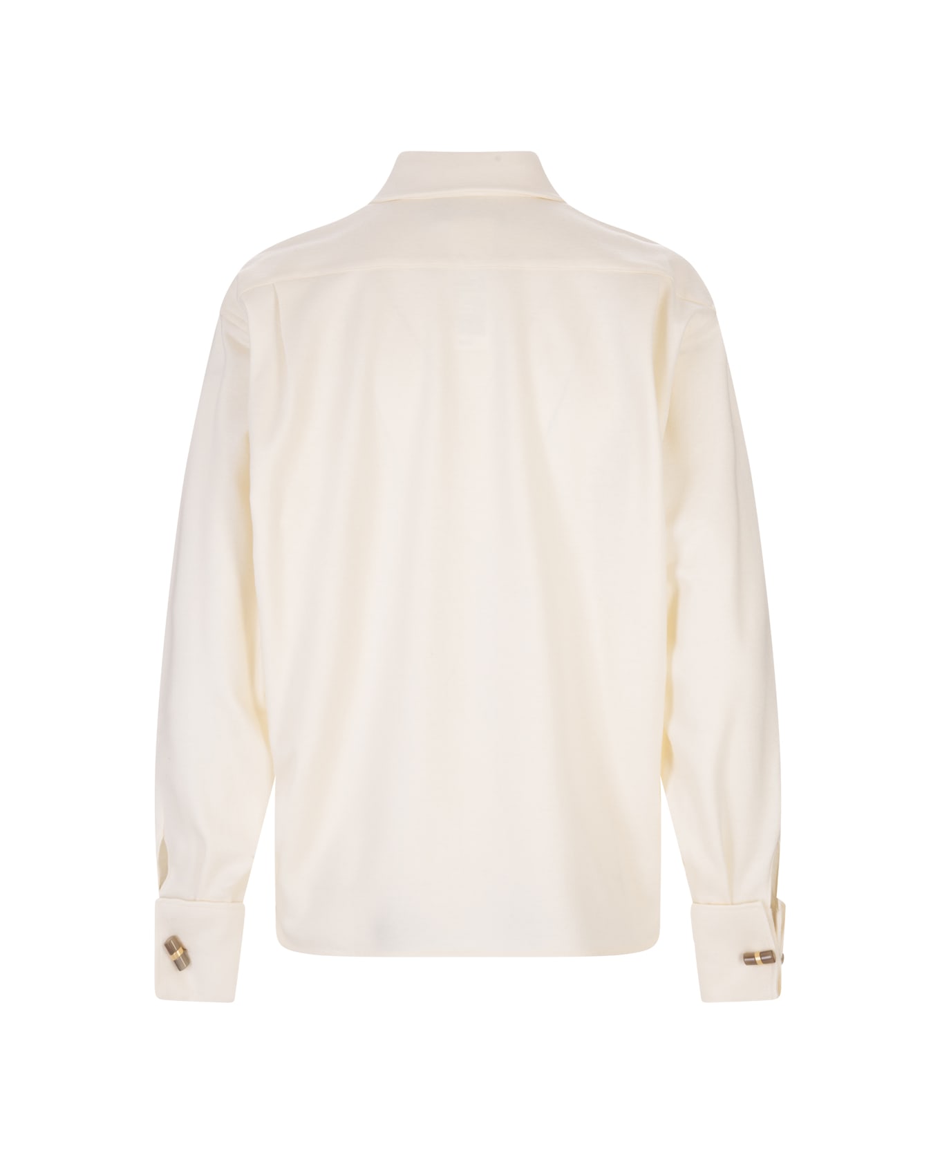Max Mara Woman Ivory Douglas Shirt Jacket - Avorio