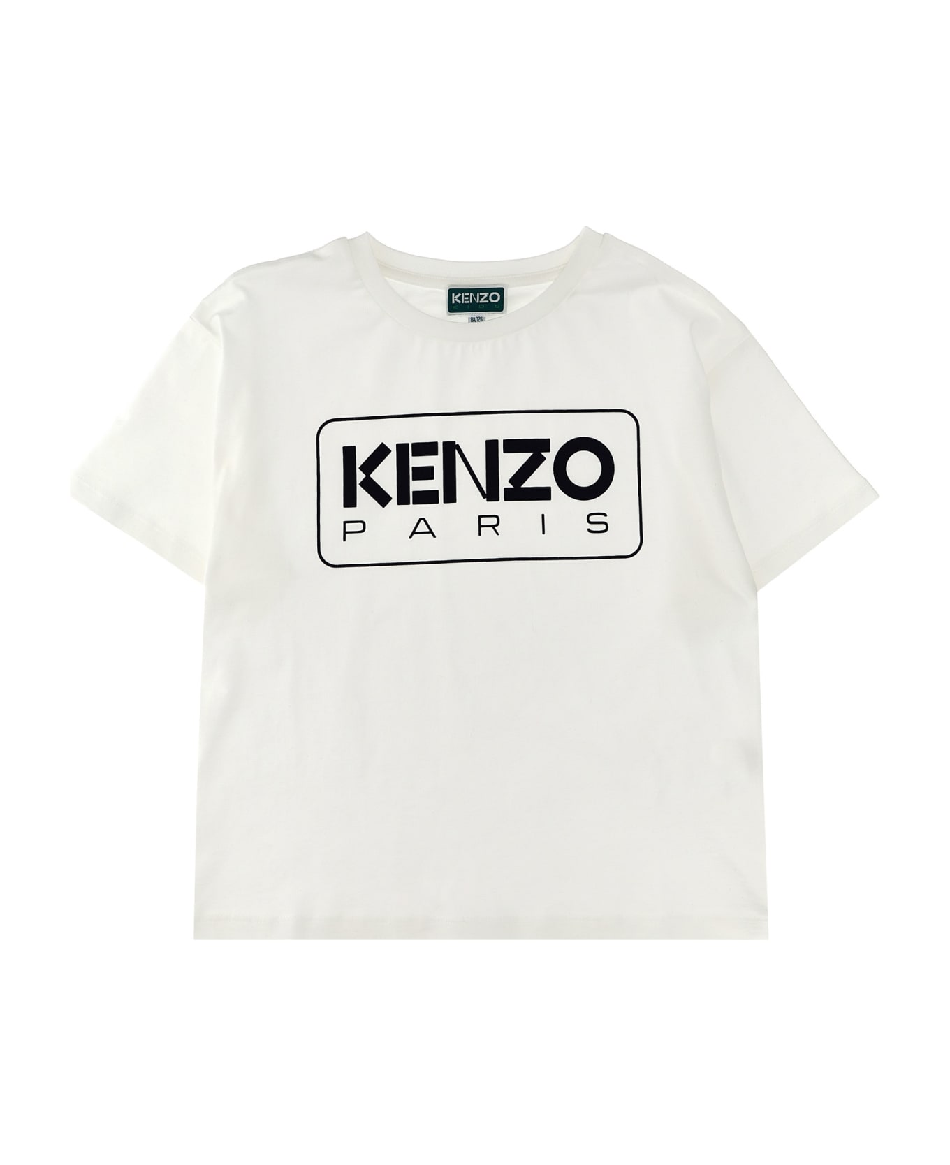 Kenzo Kids Logo Print T-shirt - Ivory Tシャツ＆ポロシャツ